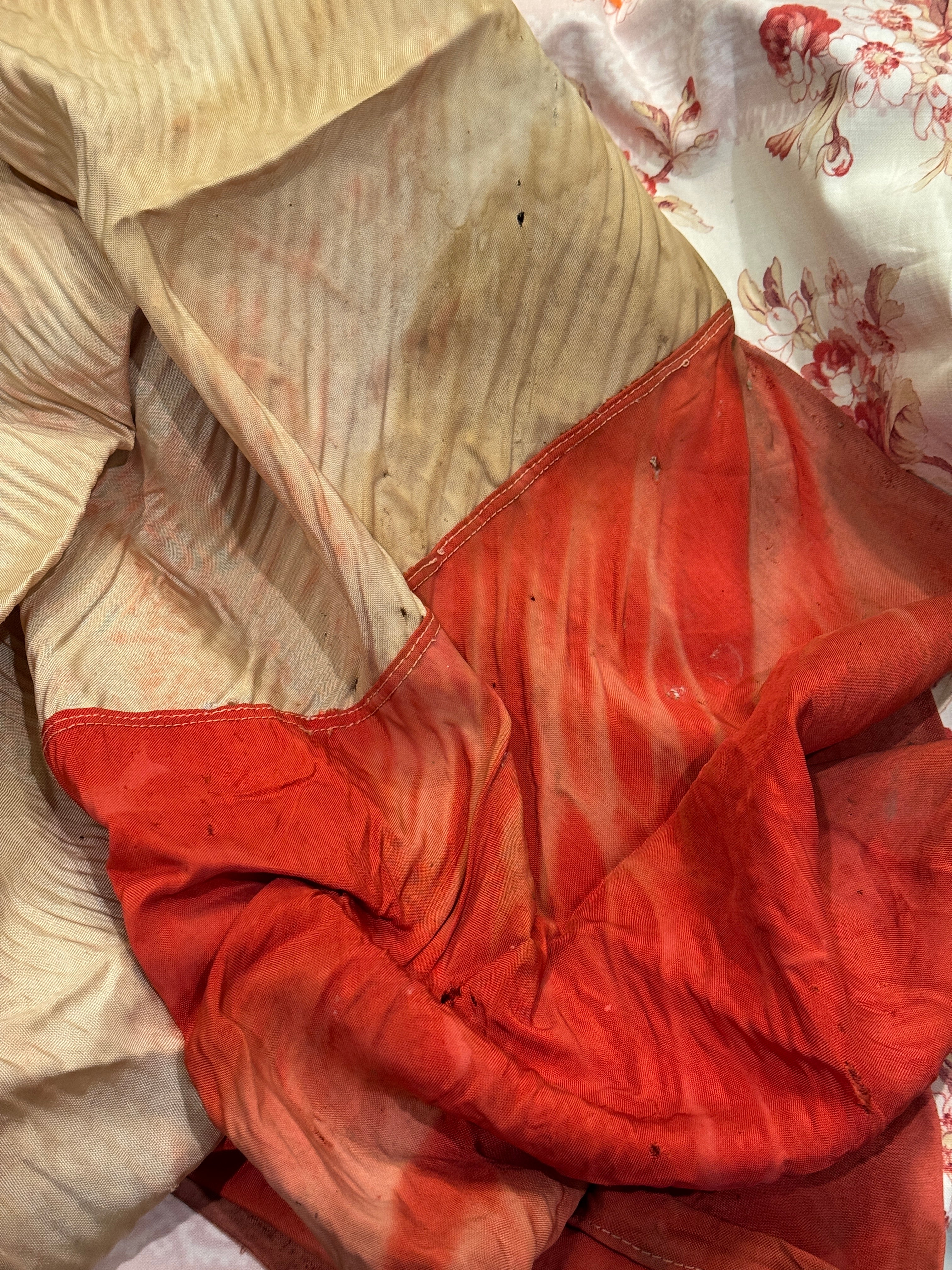 Large Tricolor Antique French flag