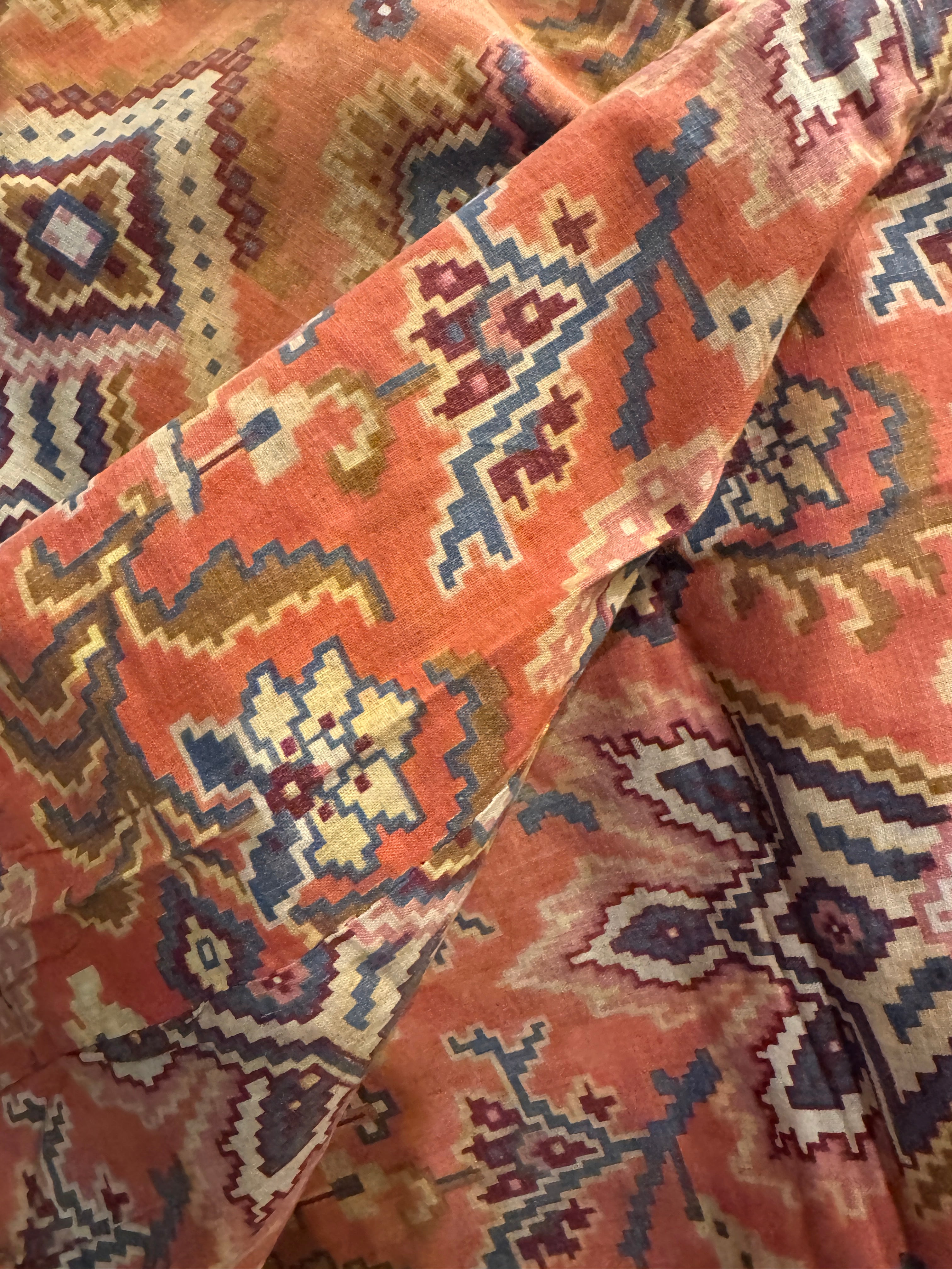 1800s French Printed Cotton  *