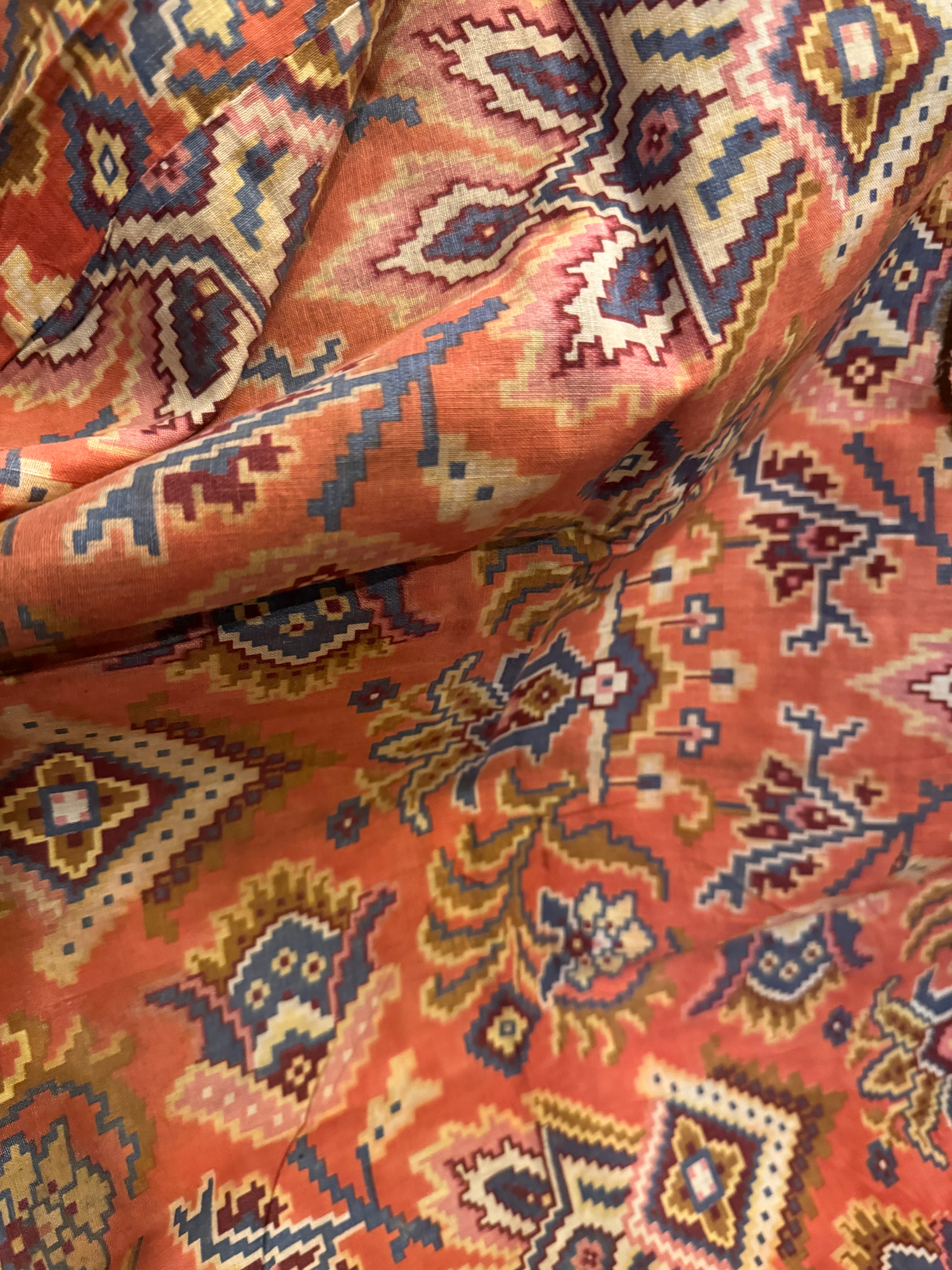 1800s French Printed Cotton  *