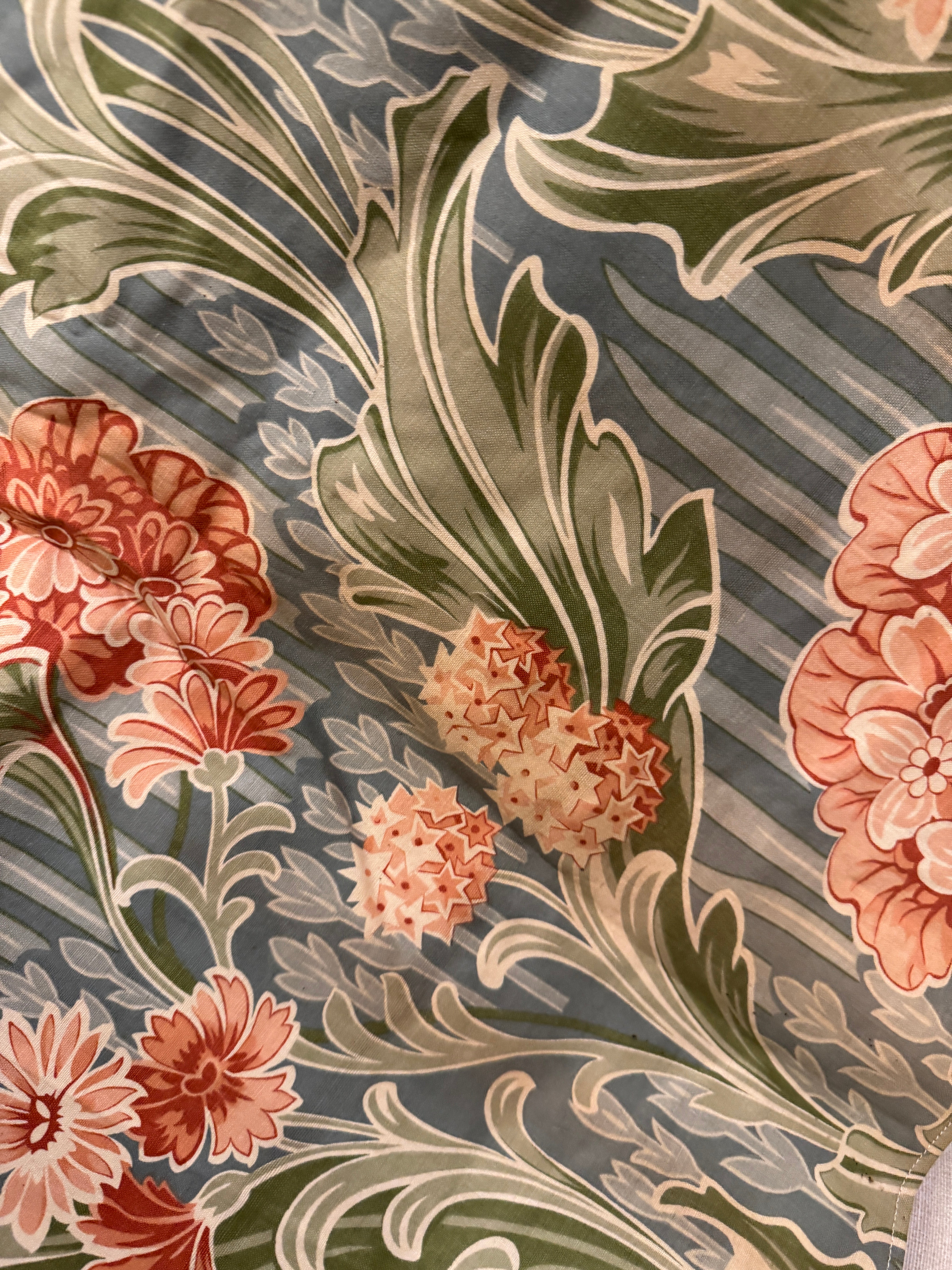 Beautiful Art Nouveau Silk Lined Border *