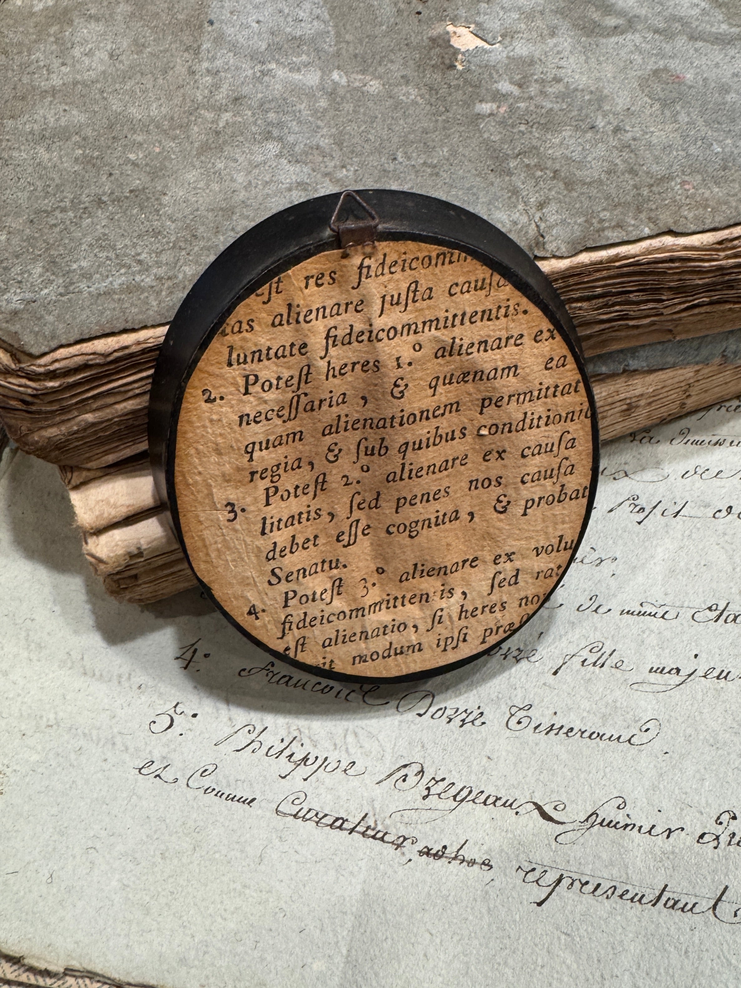 Antique 1800s French Miniature Portrait