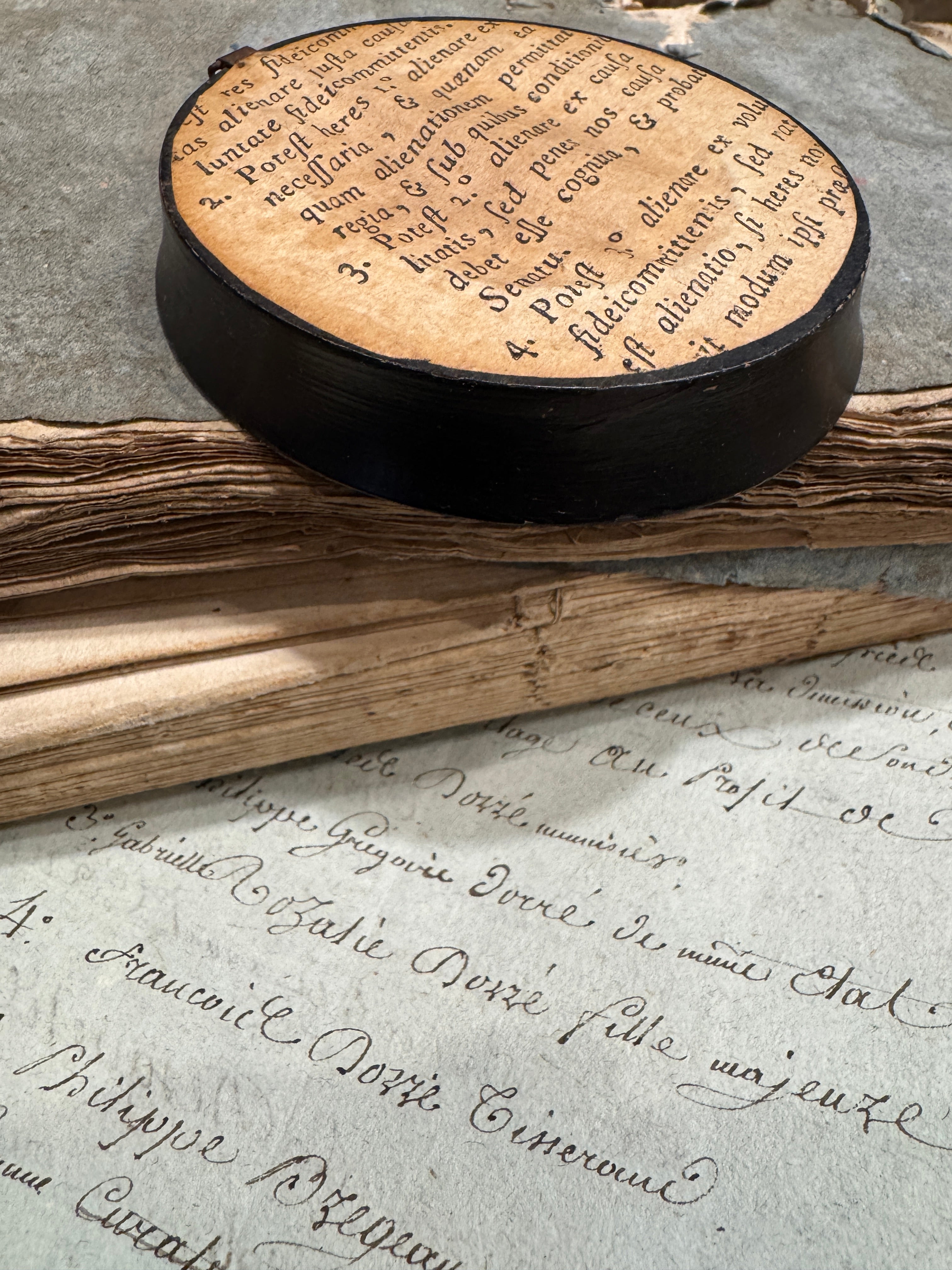 Antique 1800s French Miniature Portrait