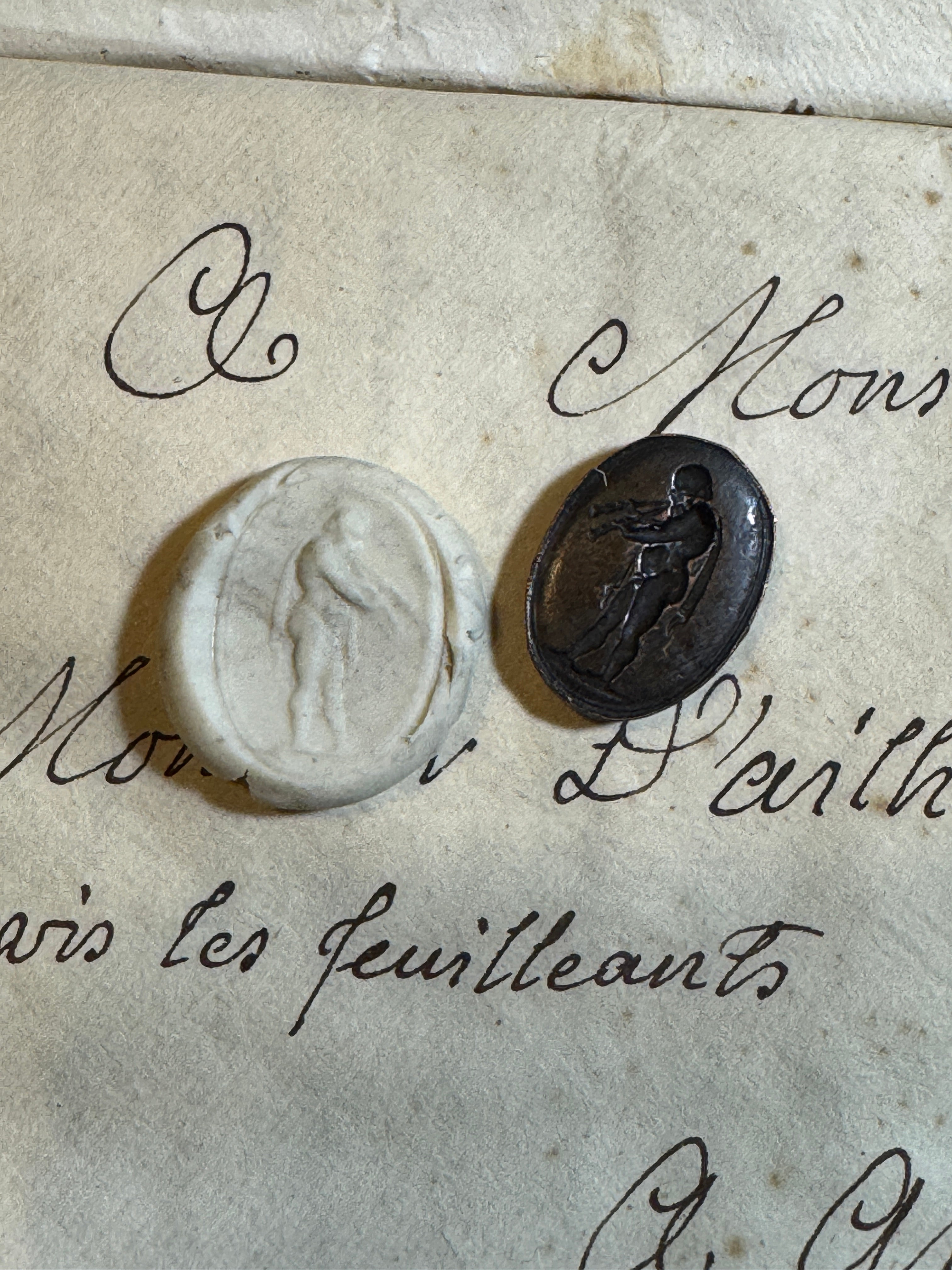 Georgian Intaglio Bronze Seal