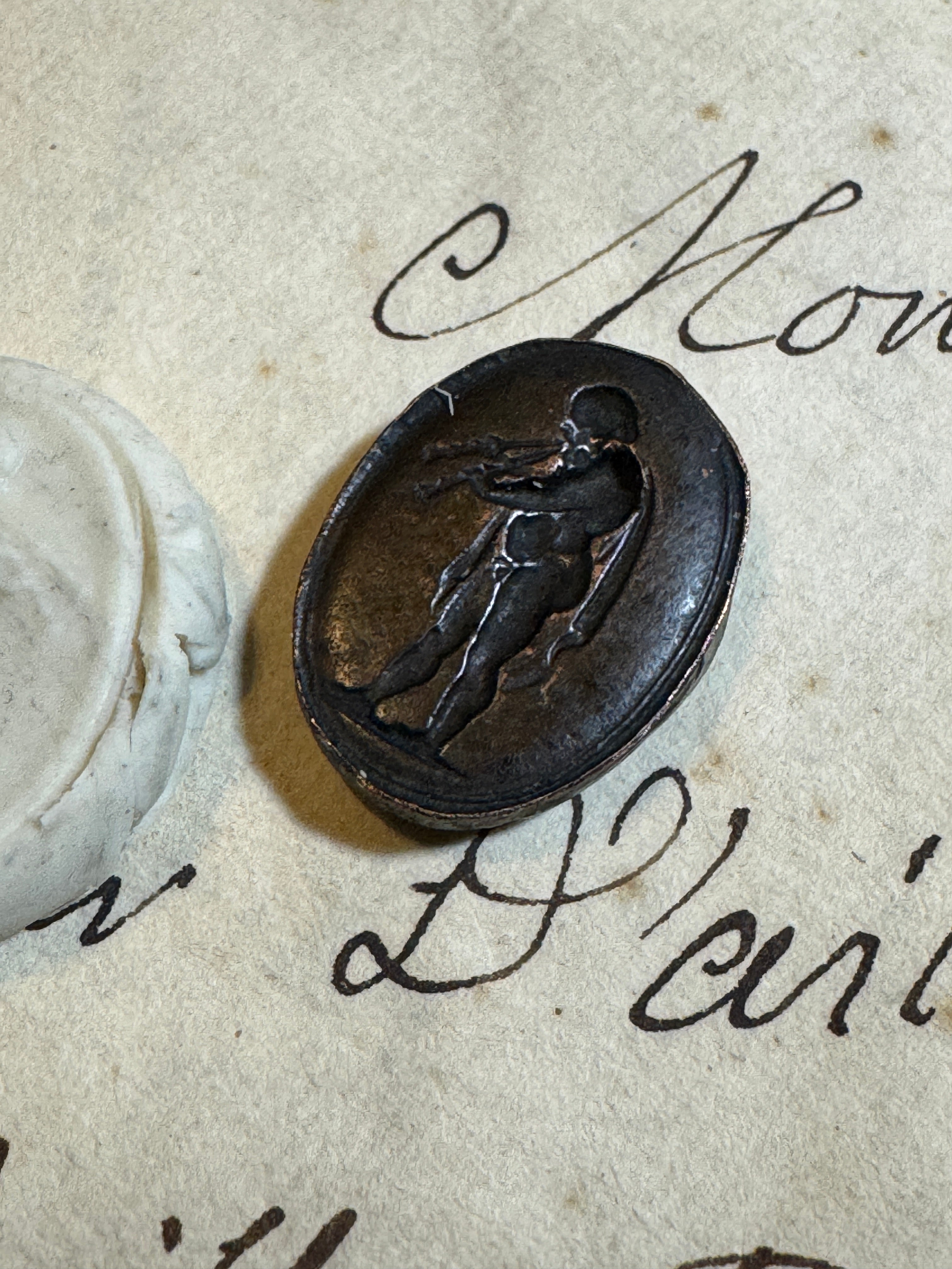 Georgian Intaglio Bronze Seal
