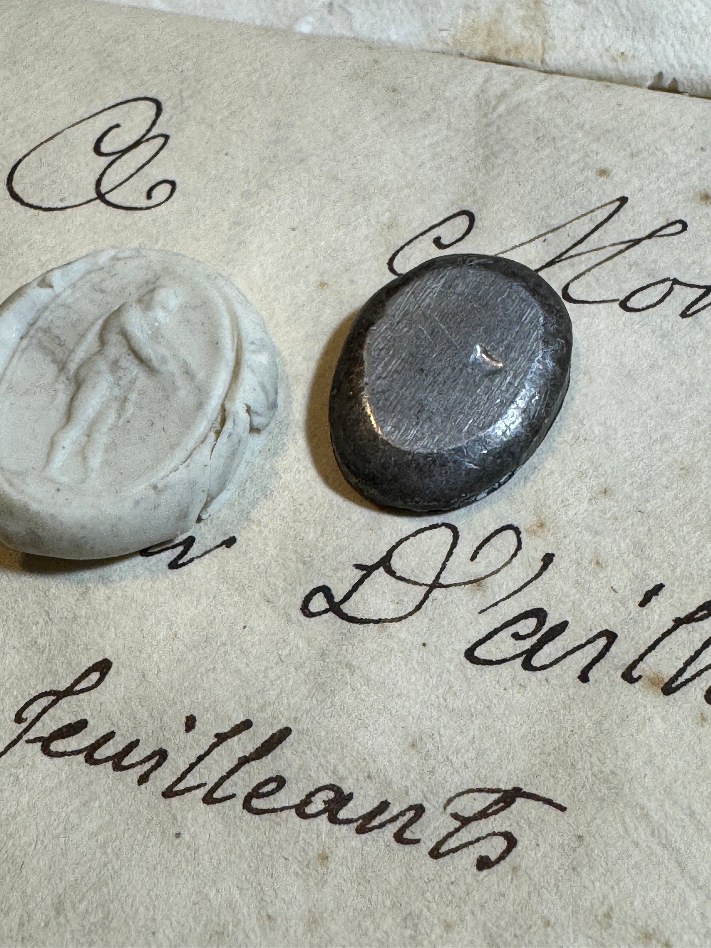 Georgian Intaglio Bronze Seal
