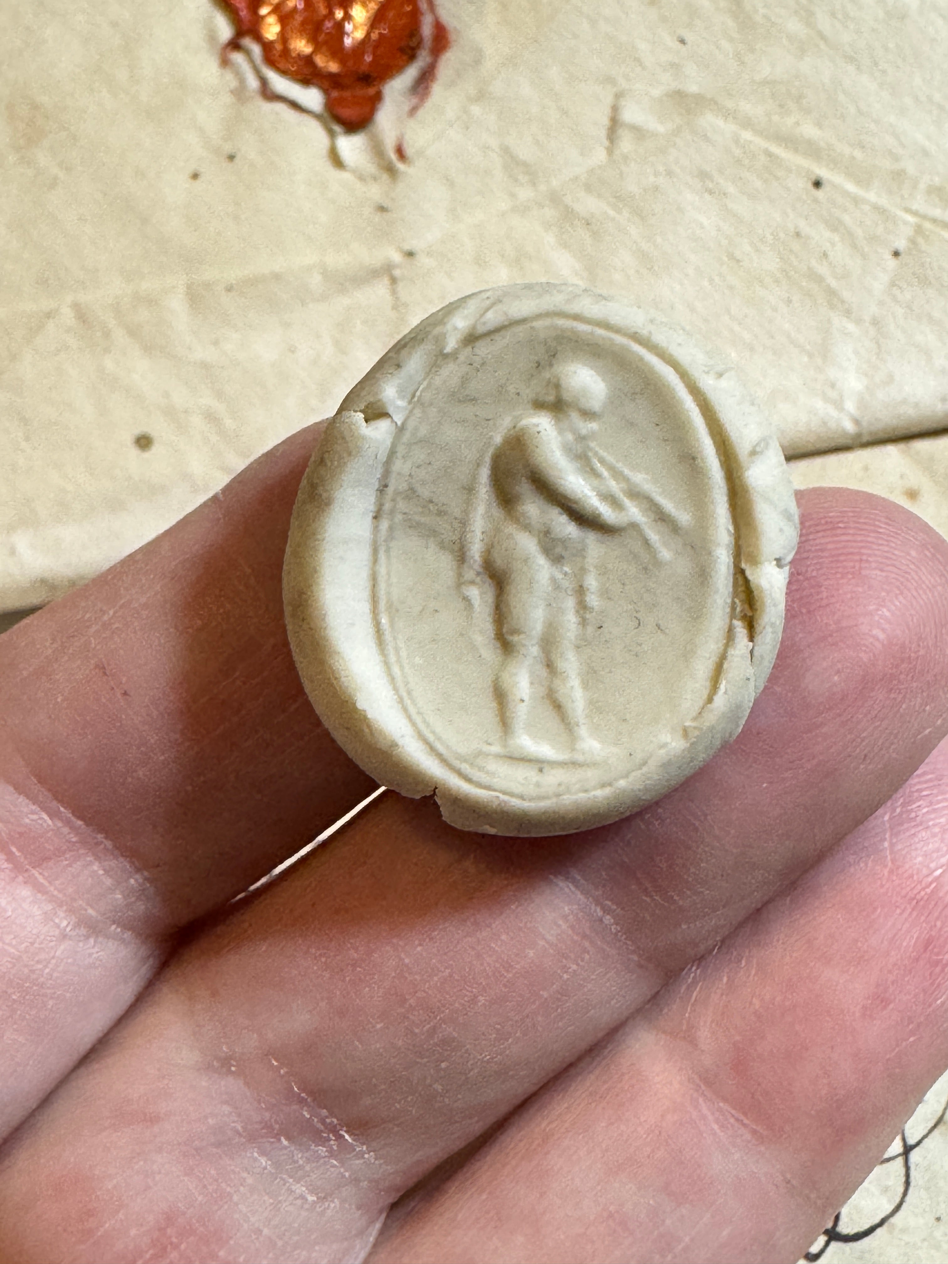 Georgian Intaglio Bronze Seal