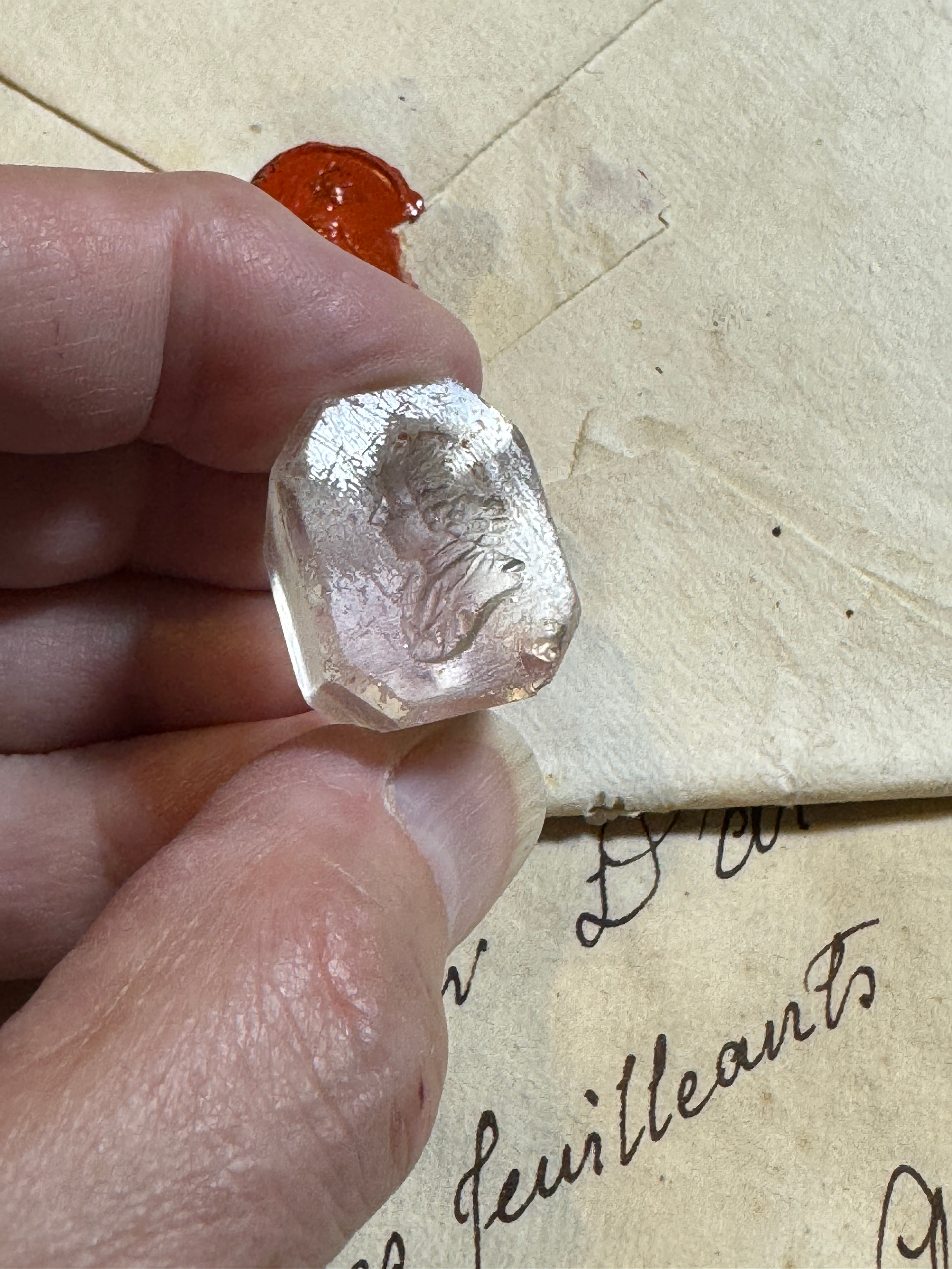 Antique Georgian Intaglio Cameo Seal