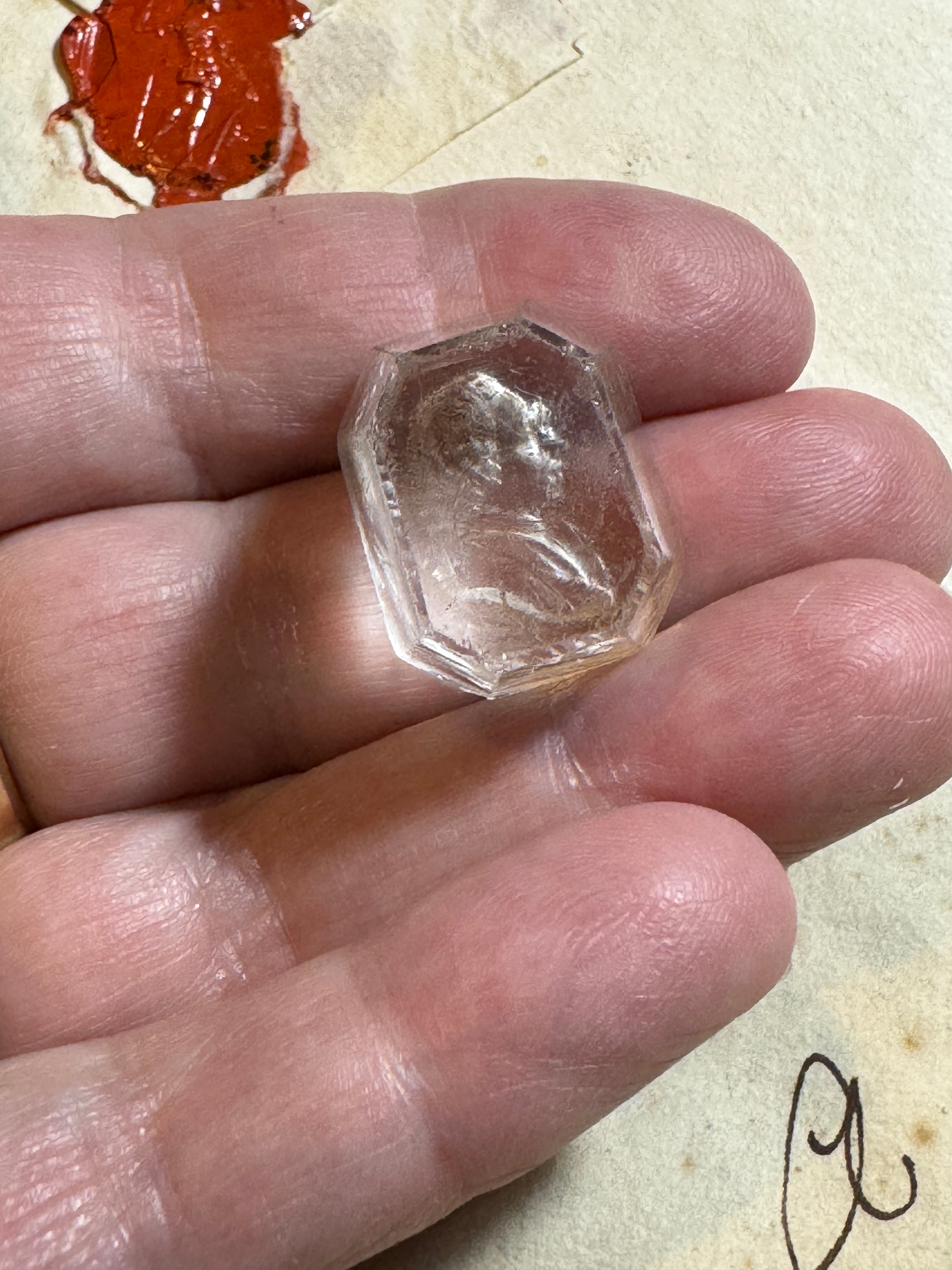 Antique Georgian Intaglio Cameo Seal