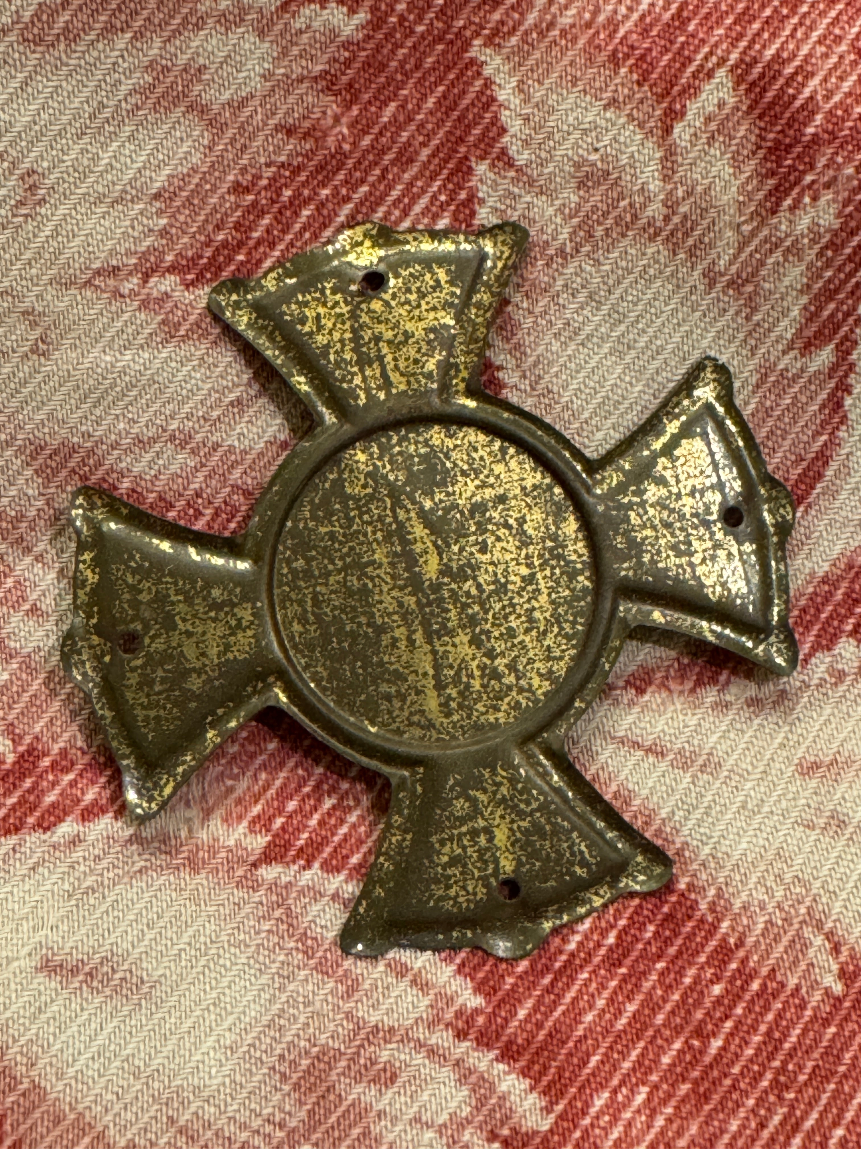 Antique French Saint Anthony with Exorcism Prayer