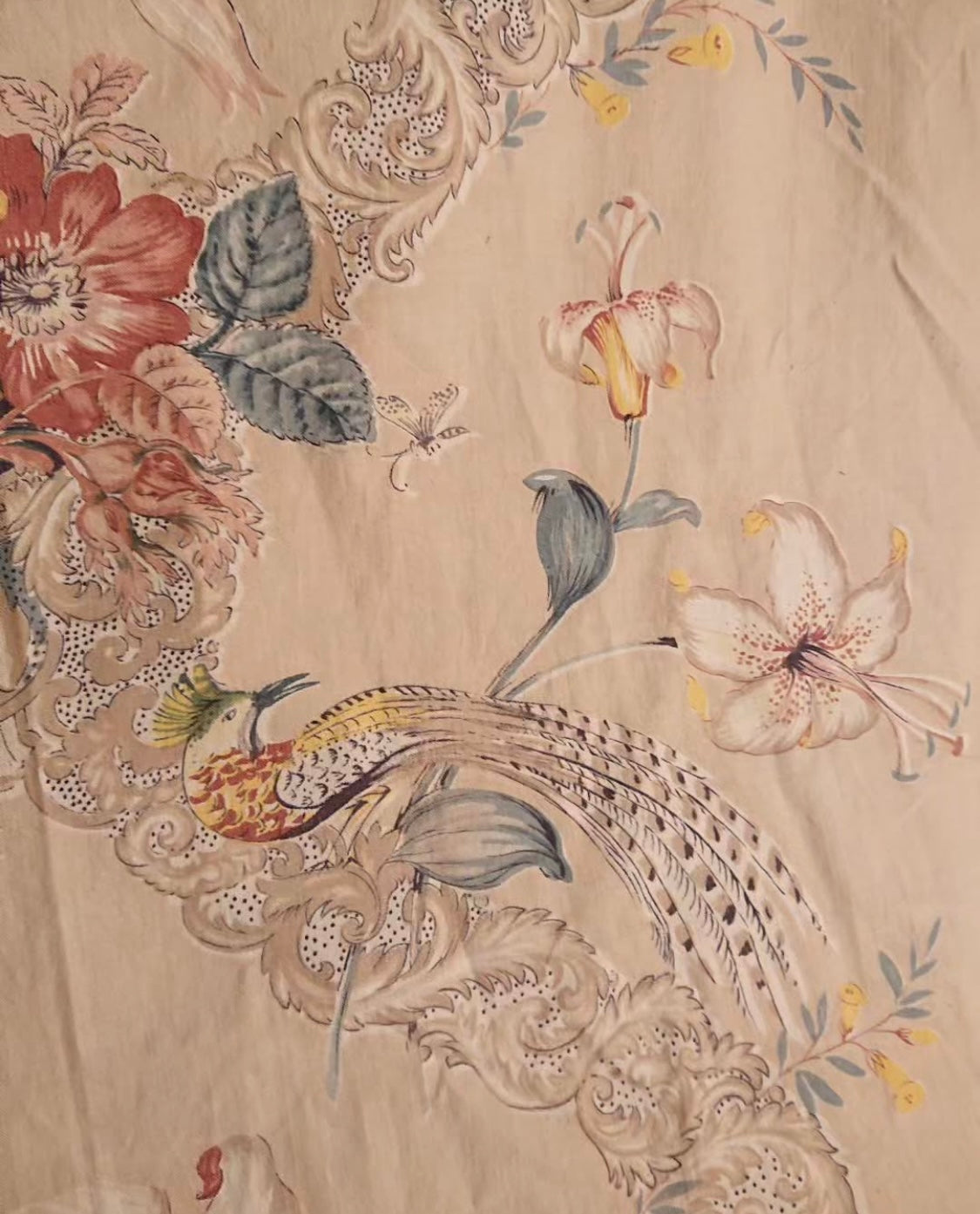 Gorgeous Antique French Chintz *