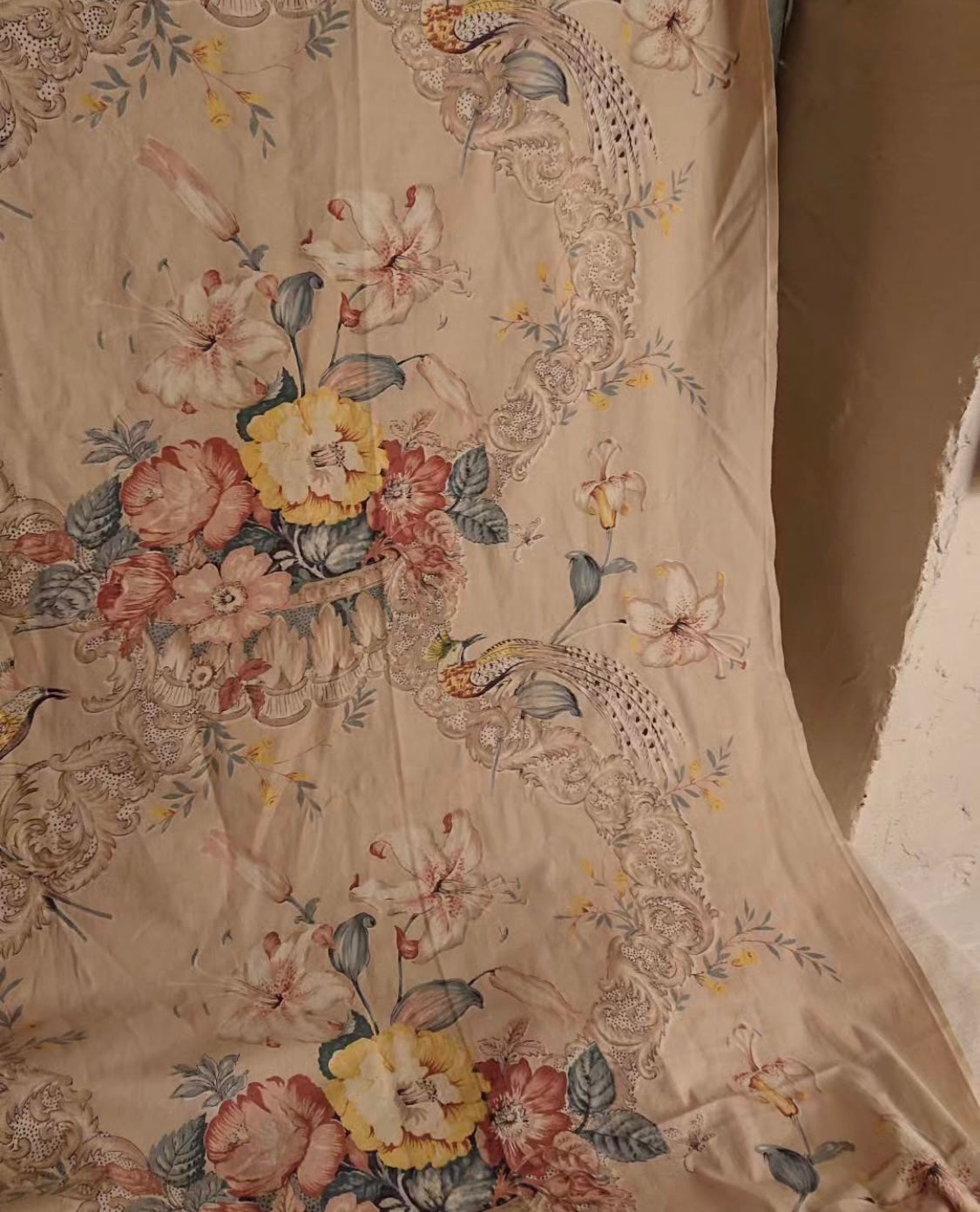 Gorgeous Antique French Chintz *