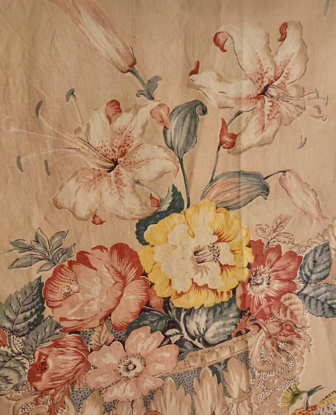 Gorgeous Antique French Chintz *