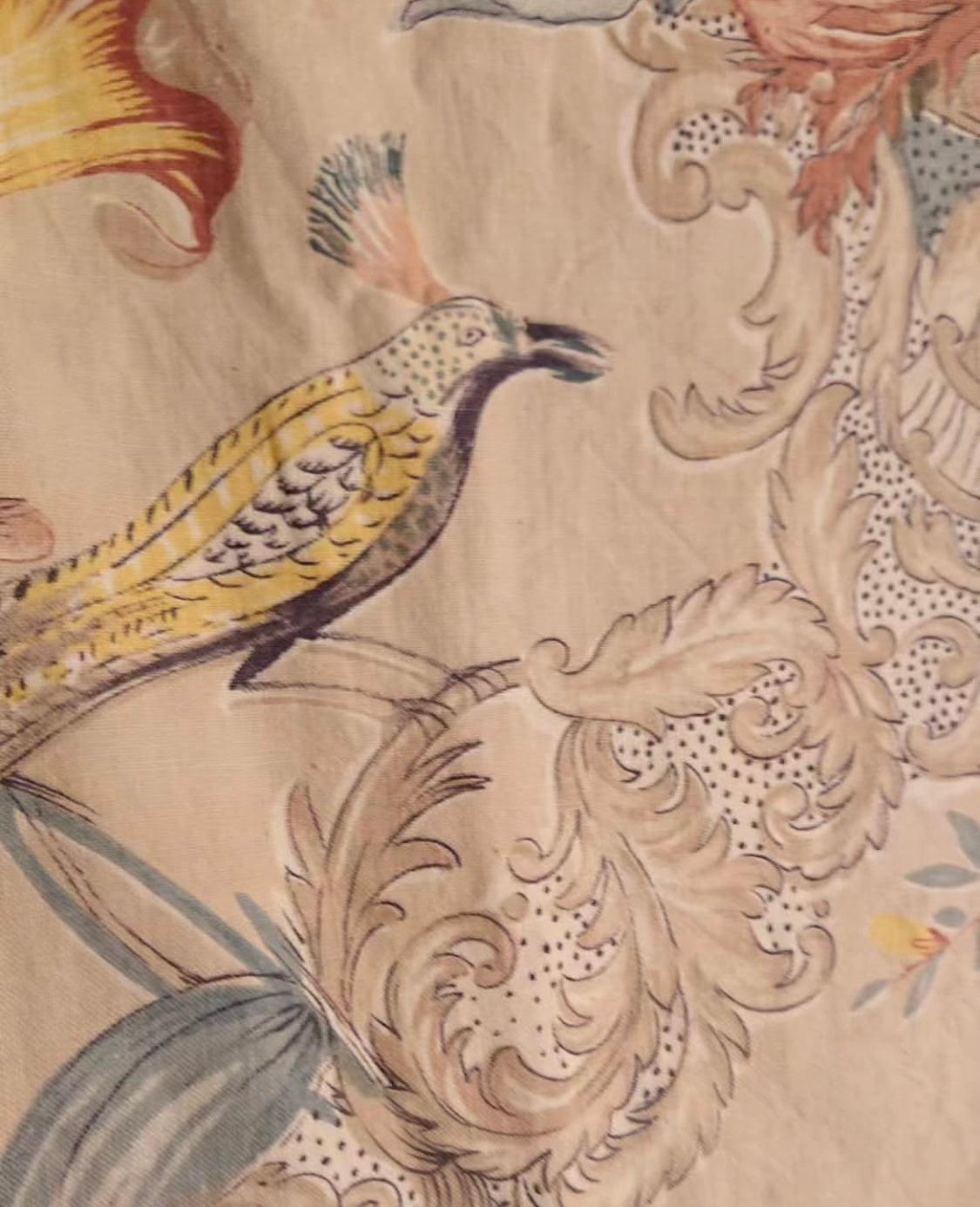 Gorgeous Antique French Chintz *