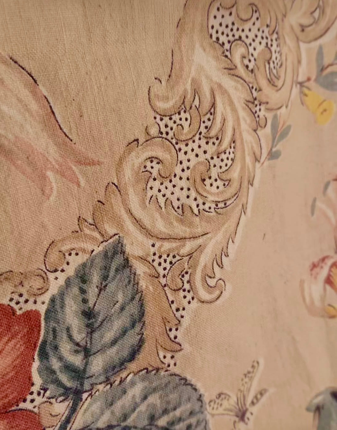 Gorgeous Antique French Chintz *