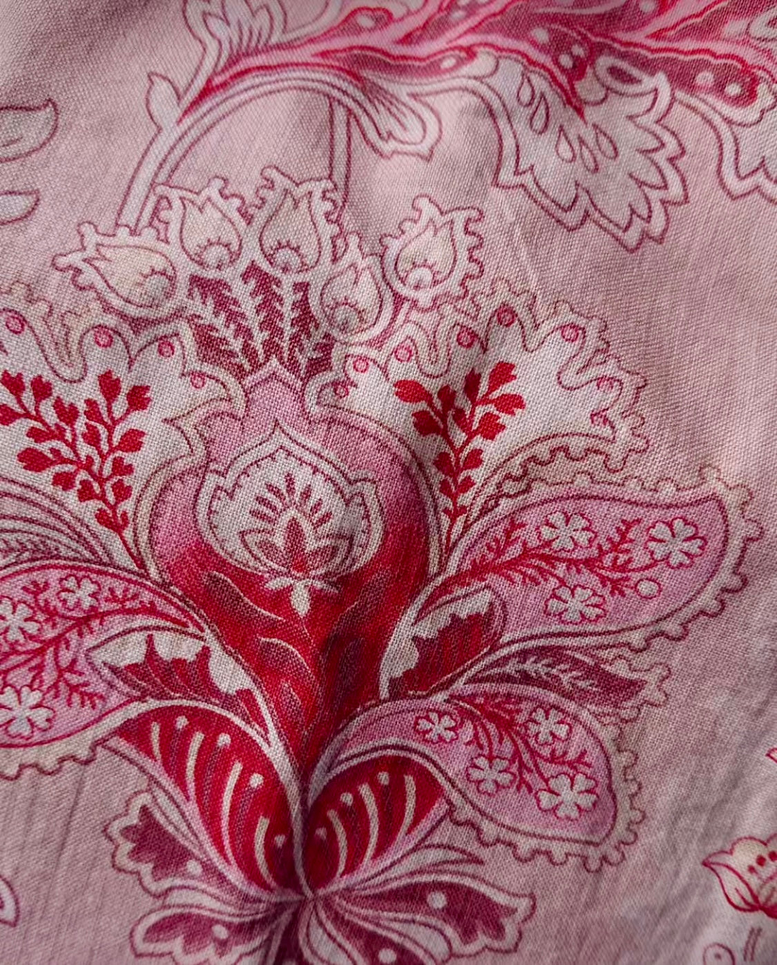 Beautiful Antique Pink French Floral Fabric *
