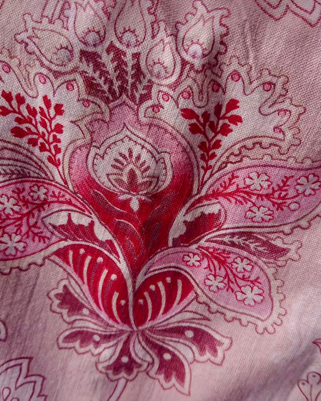 Beautiful Antique Pink French Floral Fabric *