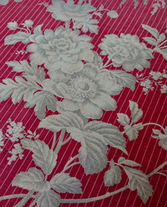 Antique 1880s French Printed Cotton *