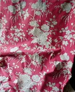 Antique 1880s French Printed Cotton *