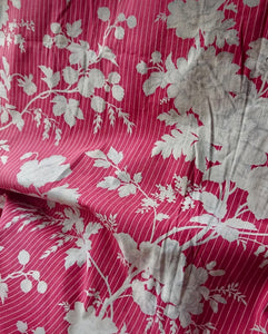 Antique 1880s French Printed Cotton *