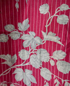 Antique 1880s French Printed Cotton *