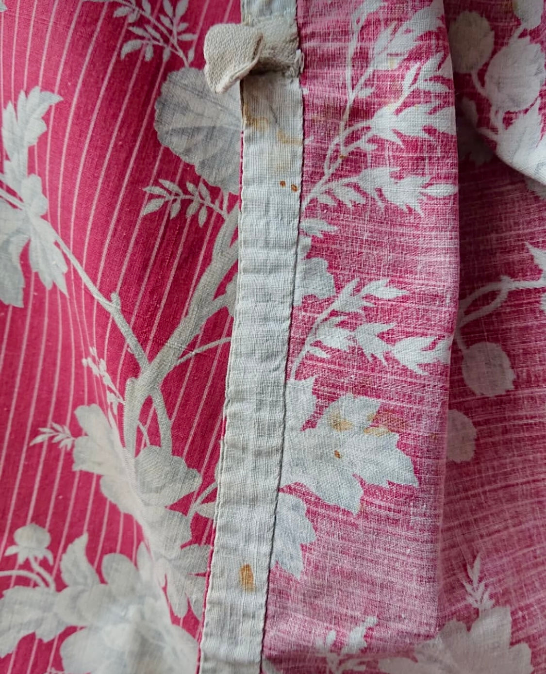 Antique 1880s French Printed Cotton *