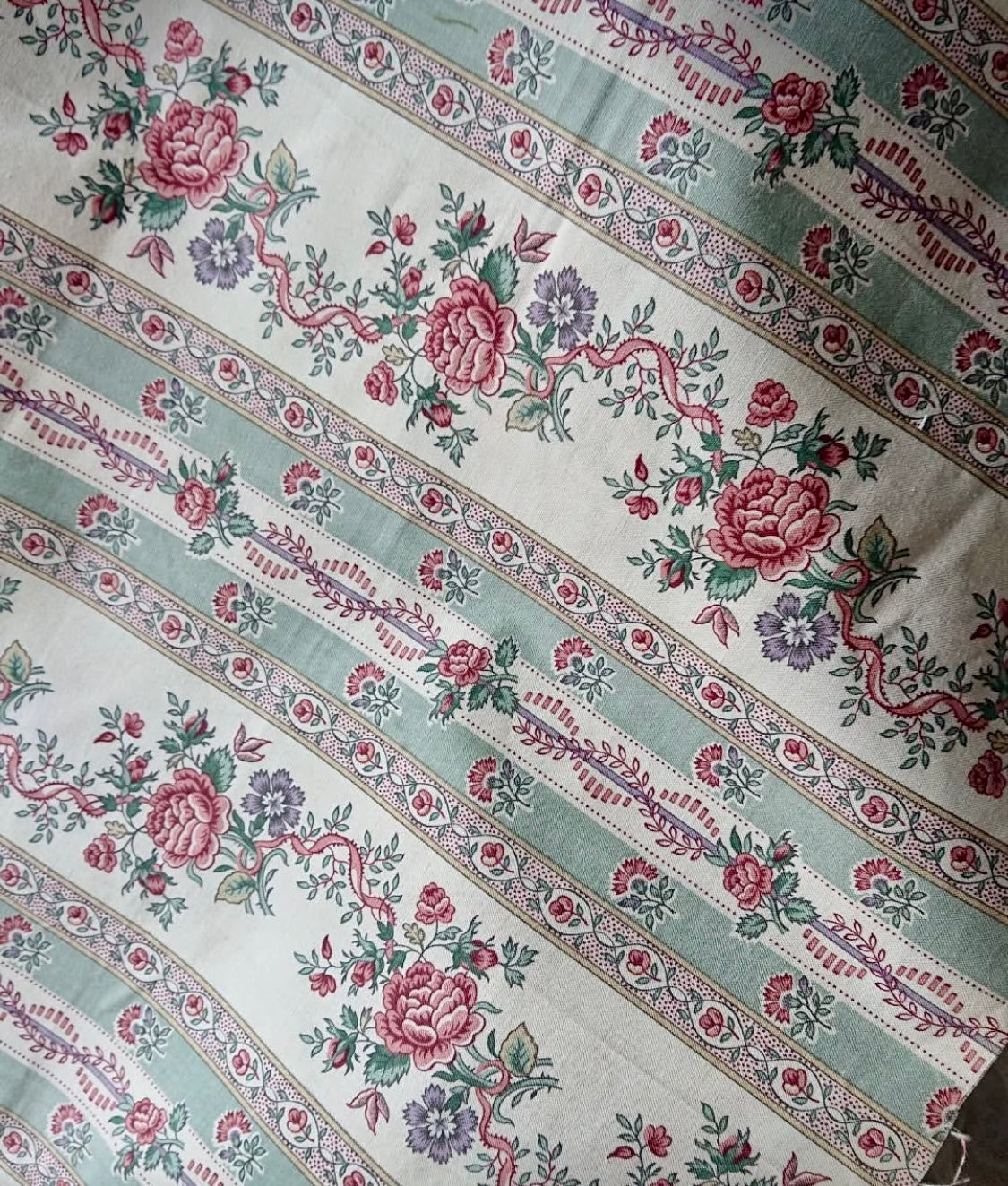 Antique 1880s French Printed Cotton *