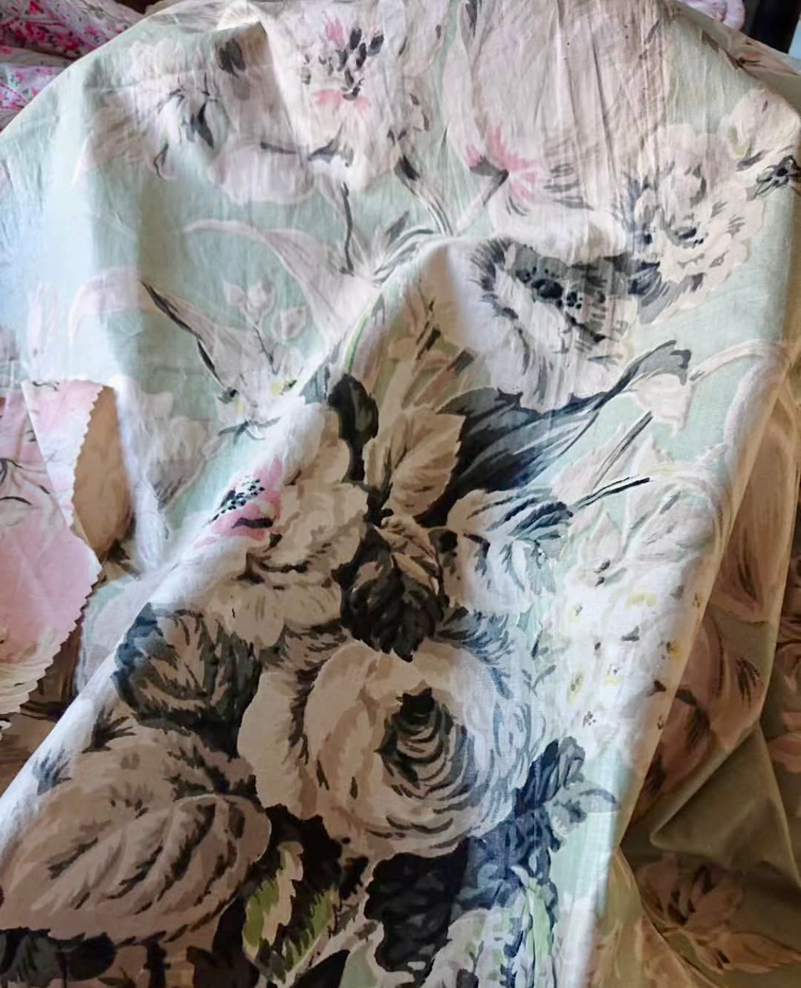 Antique French Chintz Roses *