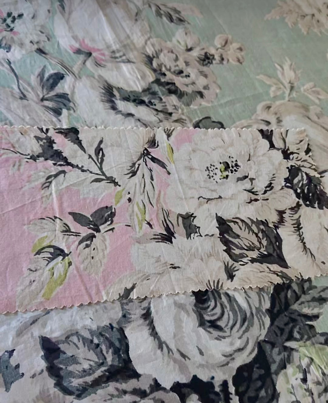 Antique French Chintz Roses *