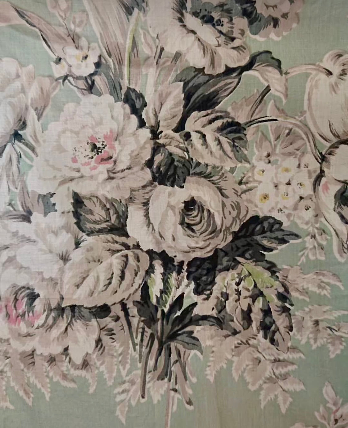 Antique French Chintz Roses *