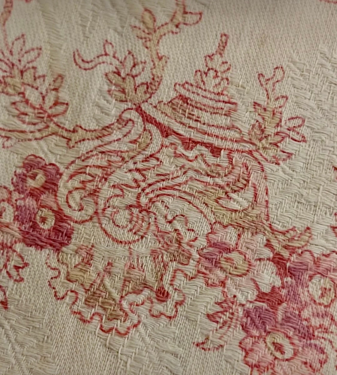 Antique 1880s French Printed Cotton *