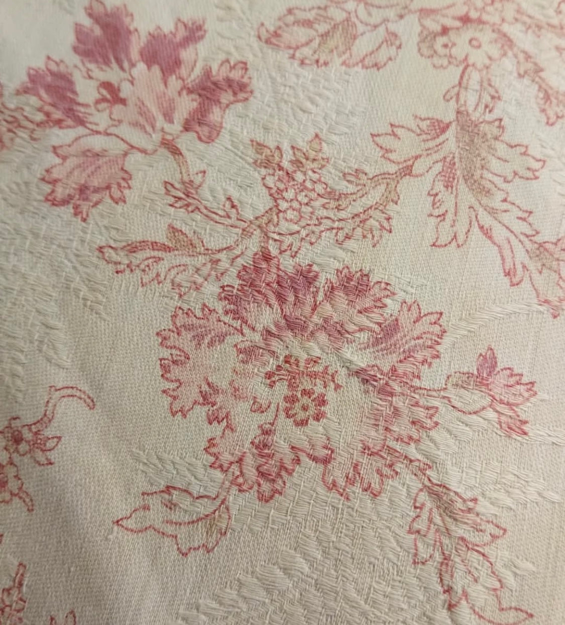 Antique 1880s French Printed Cotton *