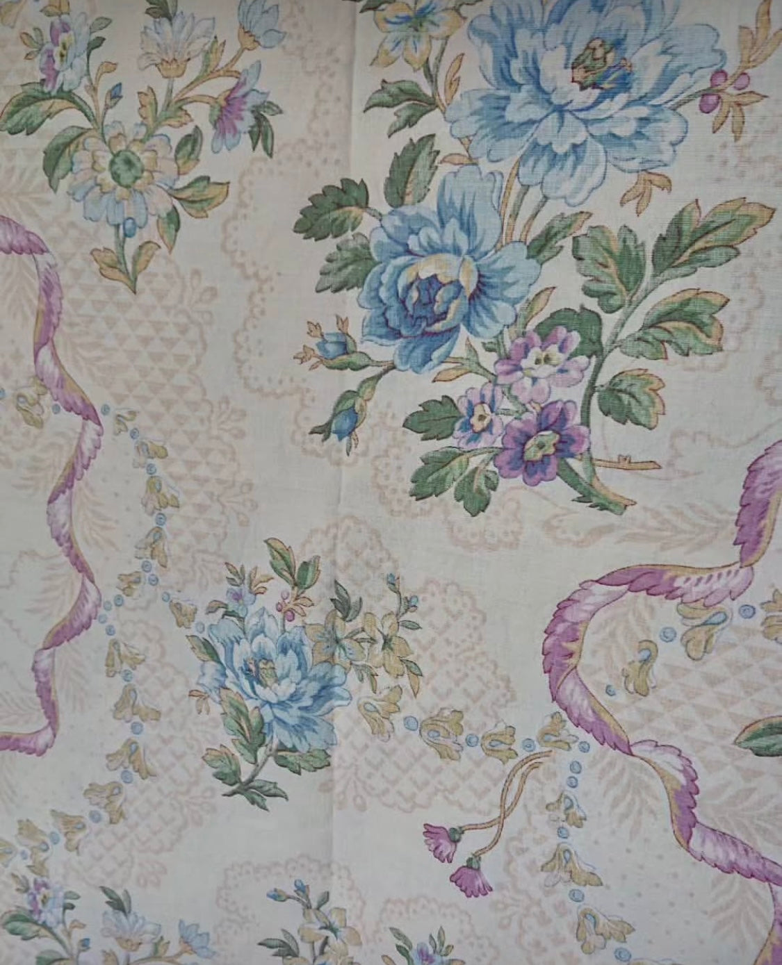 Beautiful French Printed Cotton Morceau *