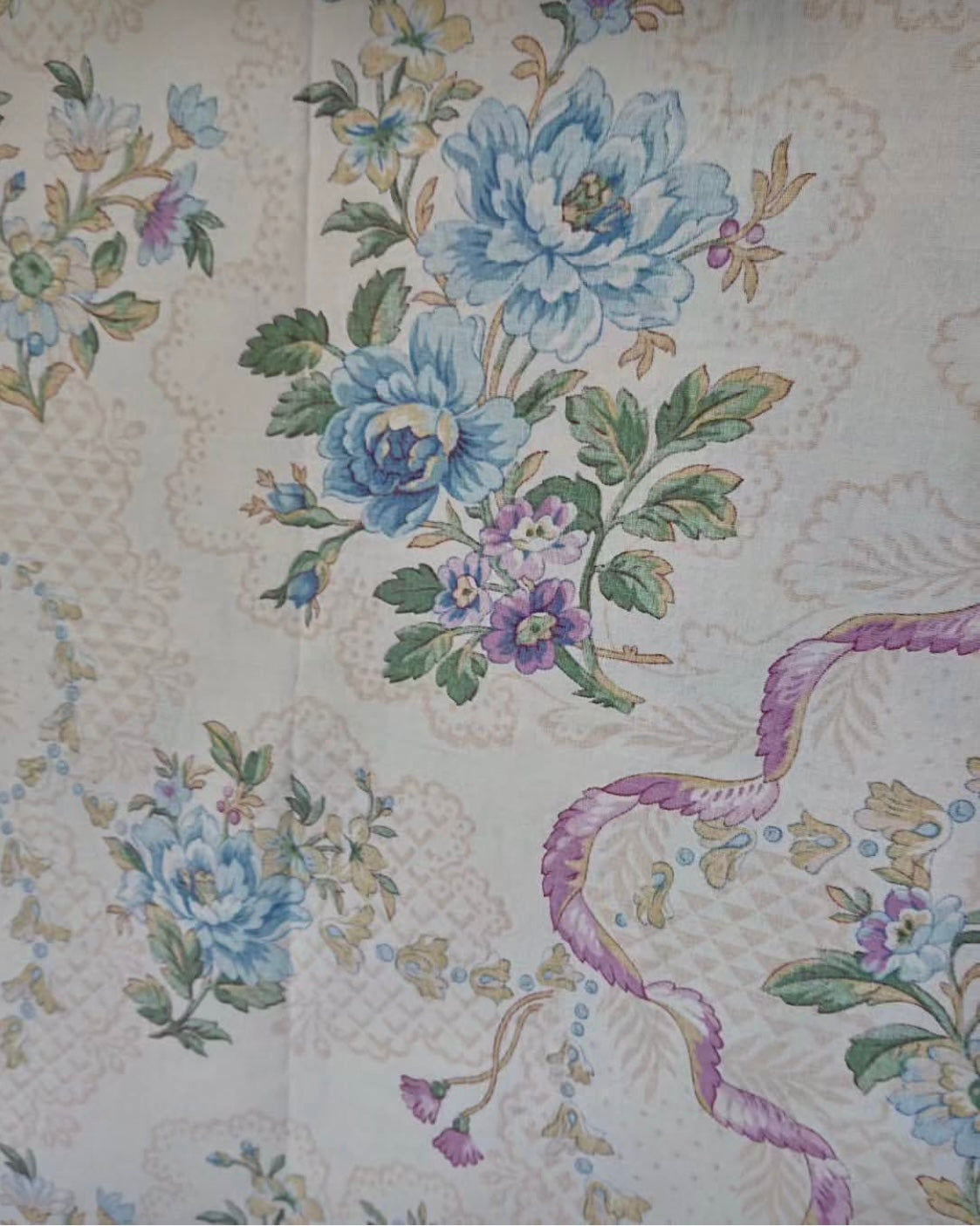 Beautiful French Printed Cotton Morceau *