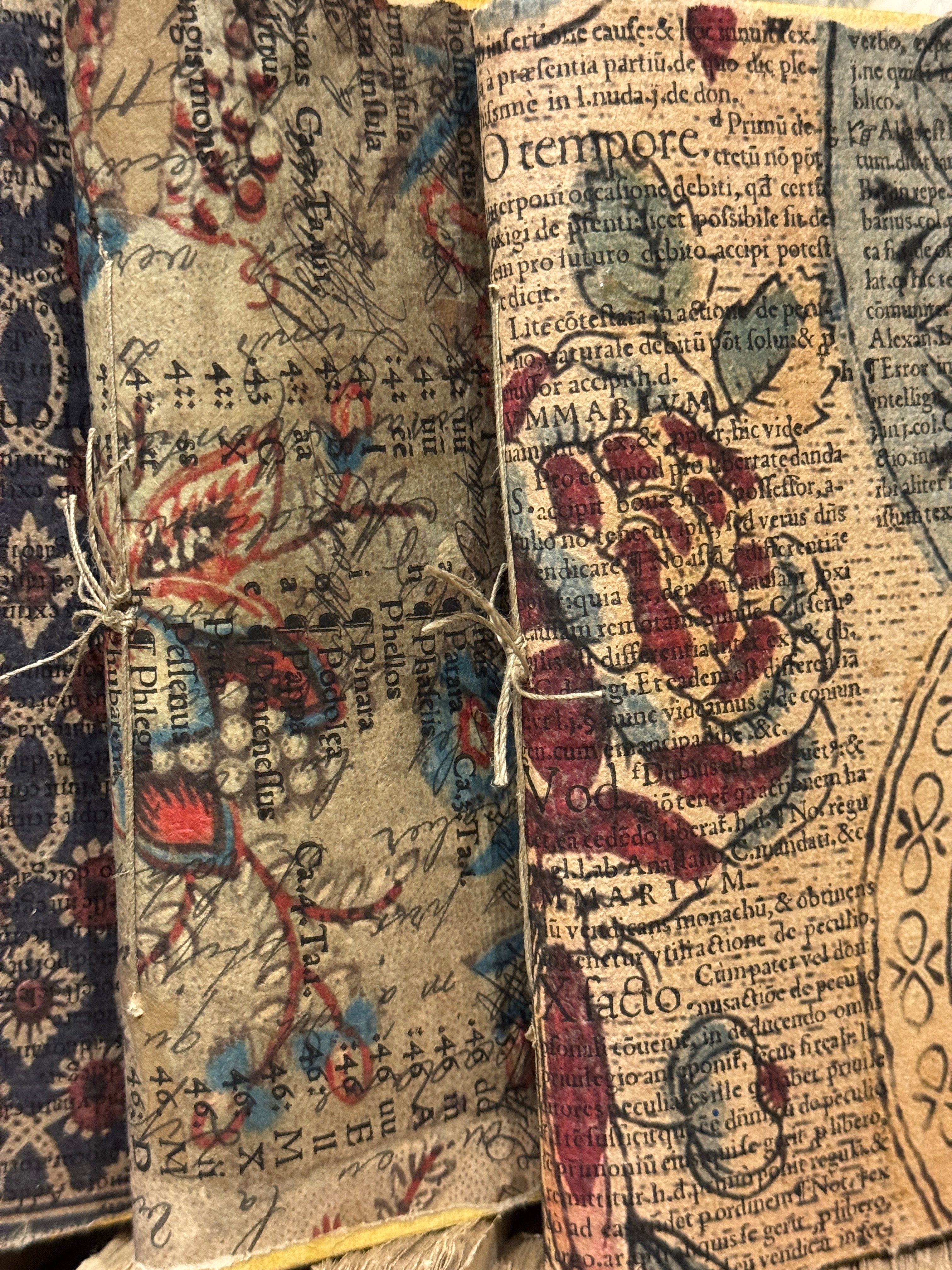 1650 Italian Paper Covered Aged Notebooks