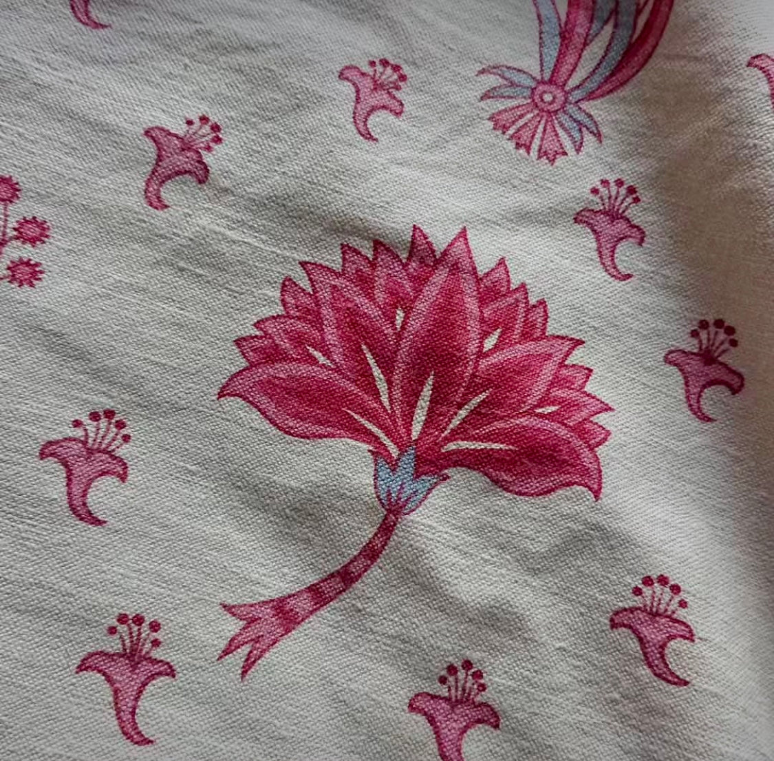 1800s French Printed Cotton Morceau *