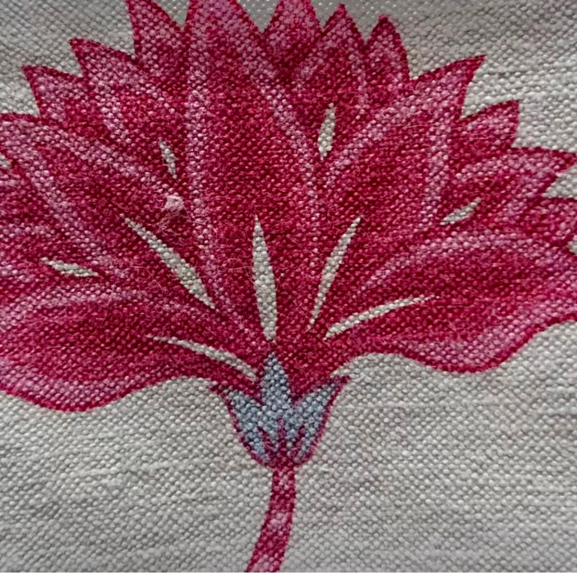 1800s French Printed Cotton Morceau *