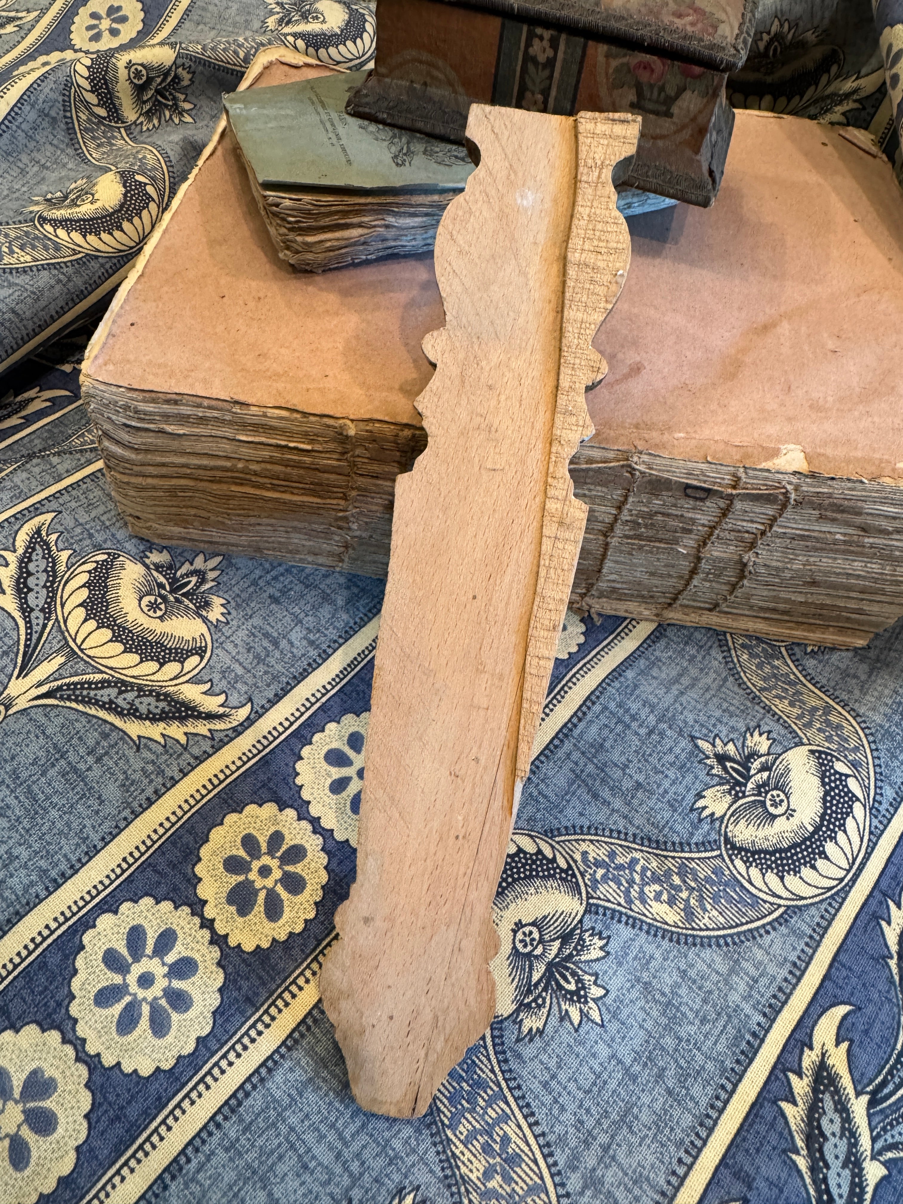 1800s French Gilt Wood Fragment