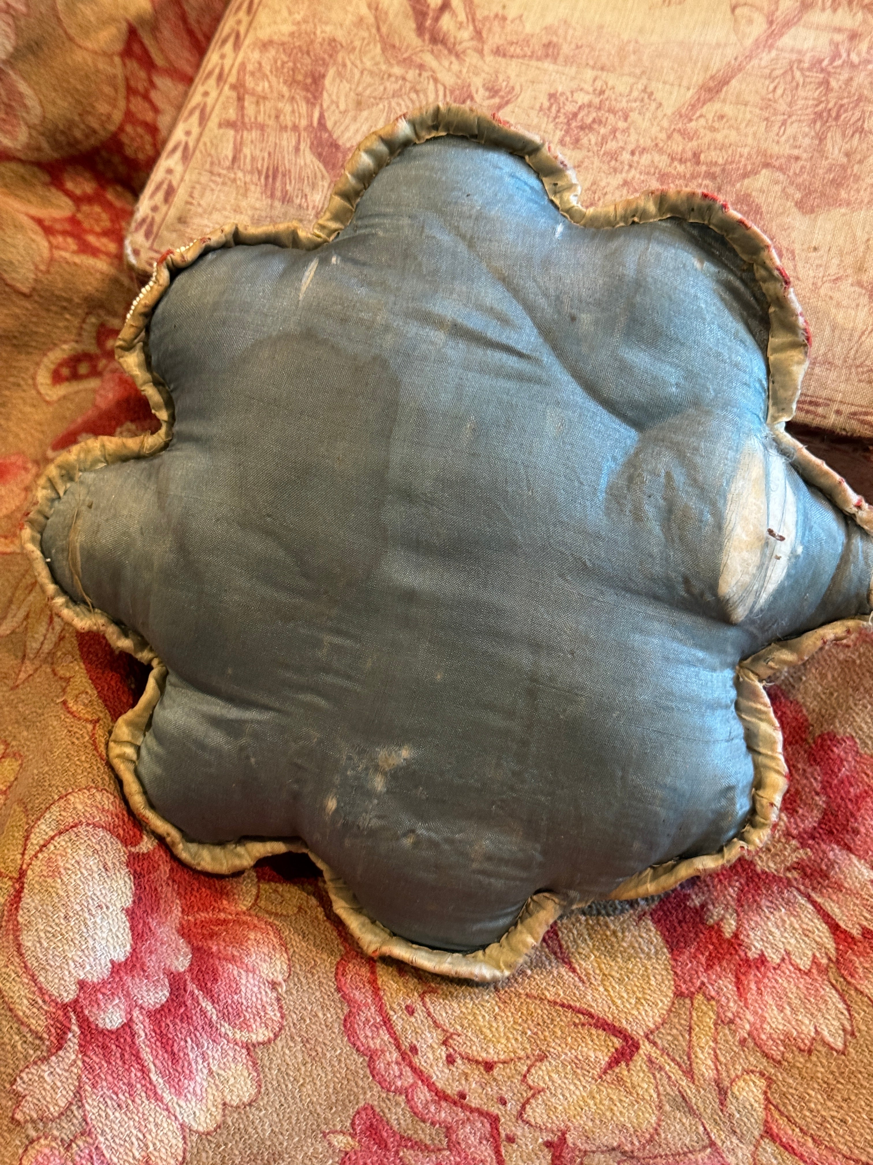 Antique 1800s French Beaded Pin Cushion