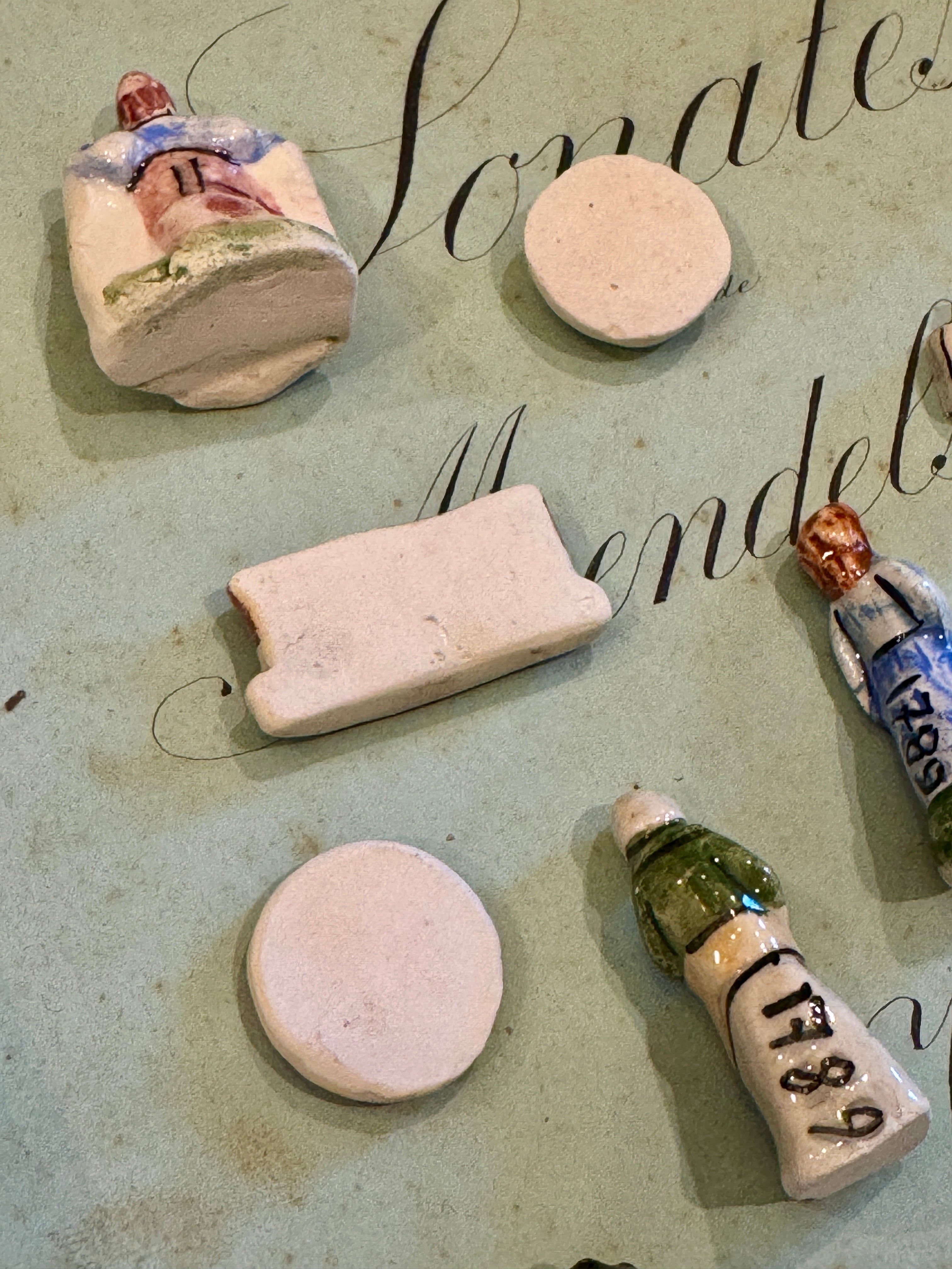 Set/10 Commemorative Ceramic French Revolution Feve's