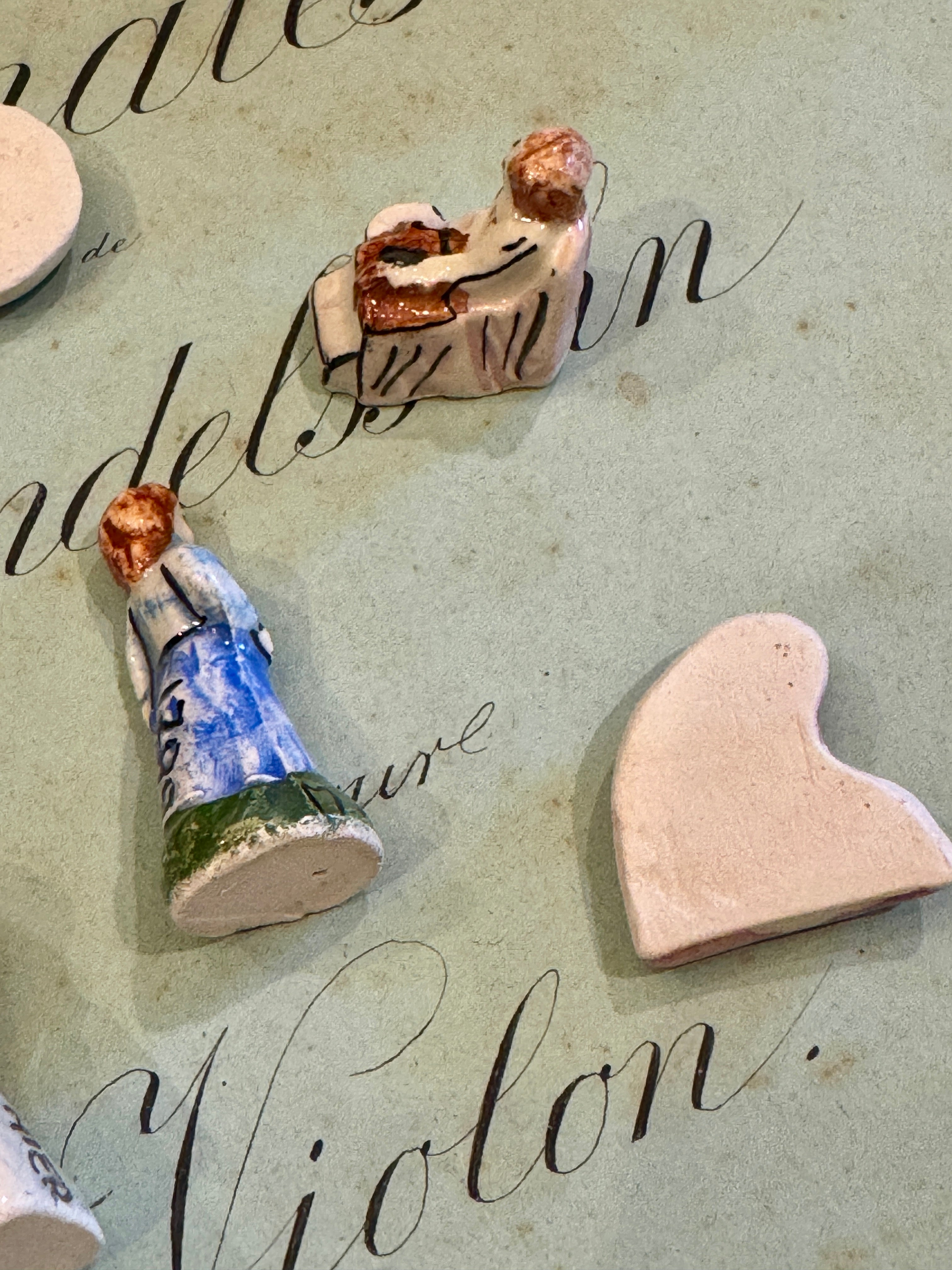 Set/10 Commemorative Ceramic French Revolution Feve's