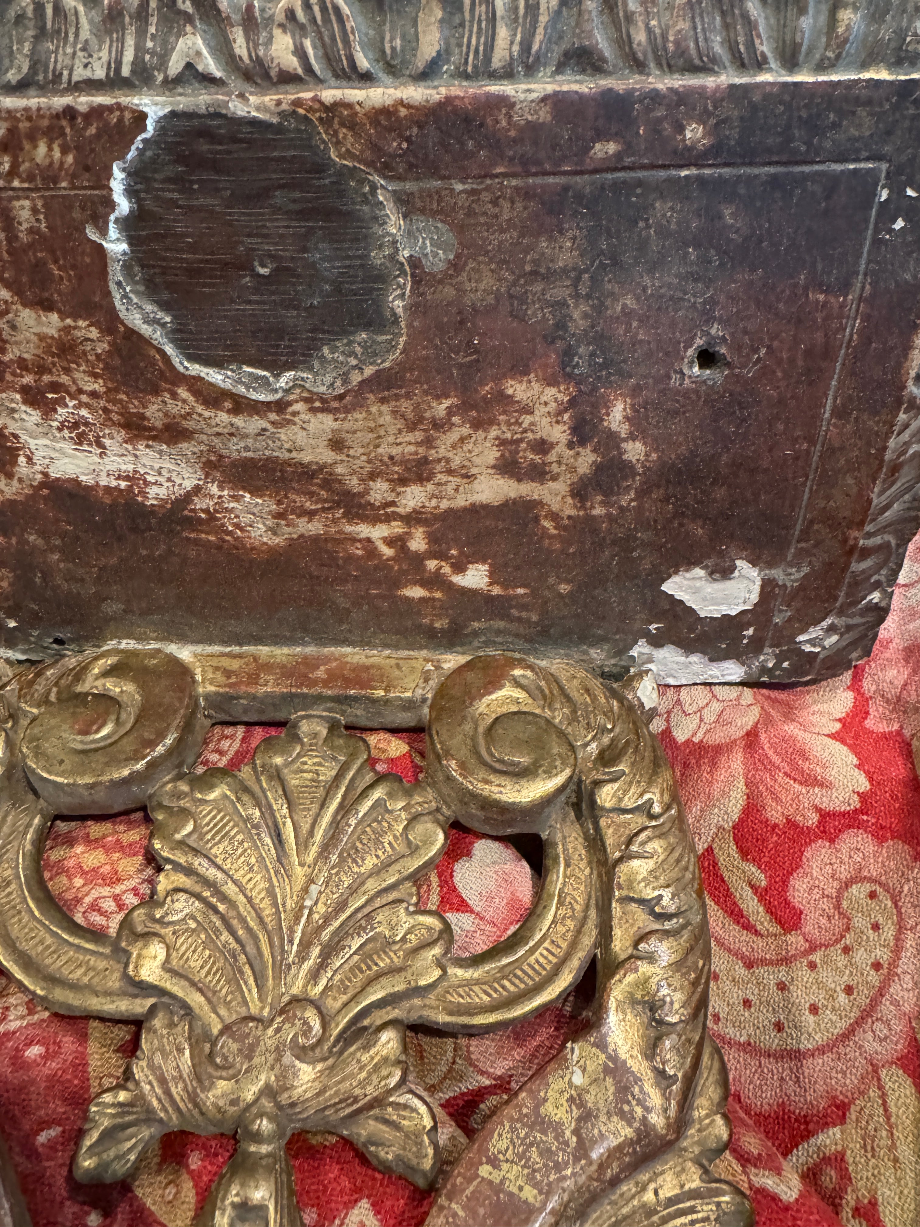 Antique 1700s French Architectural Shelf