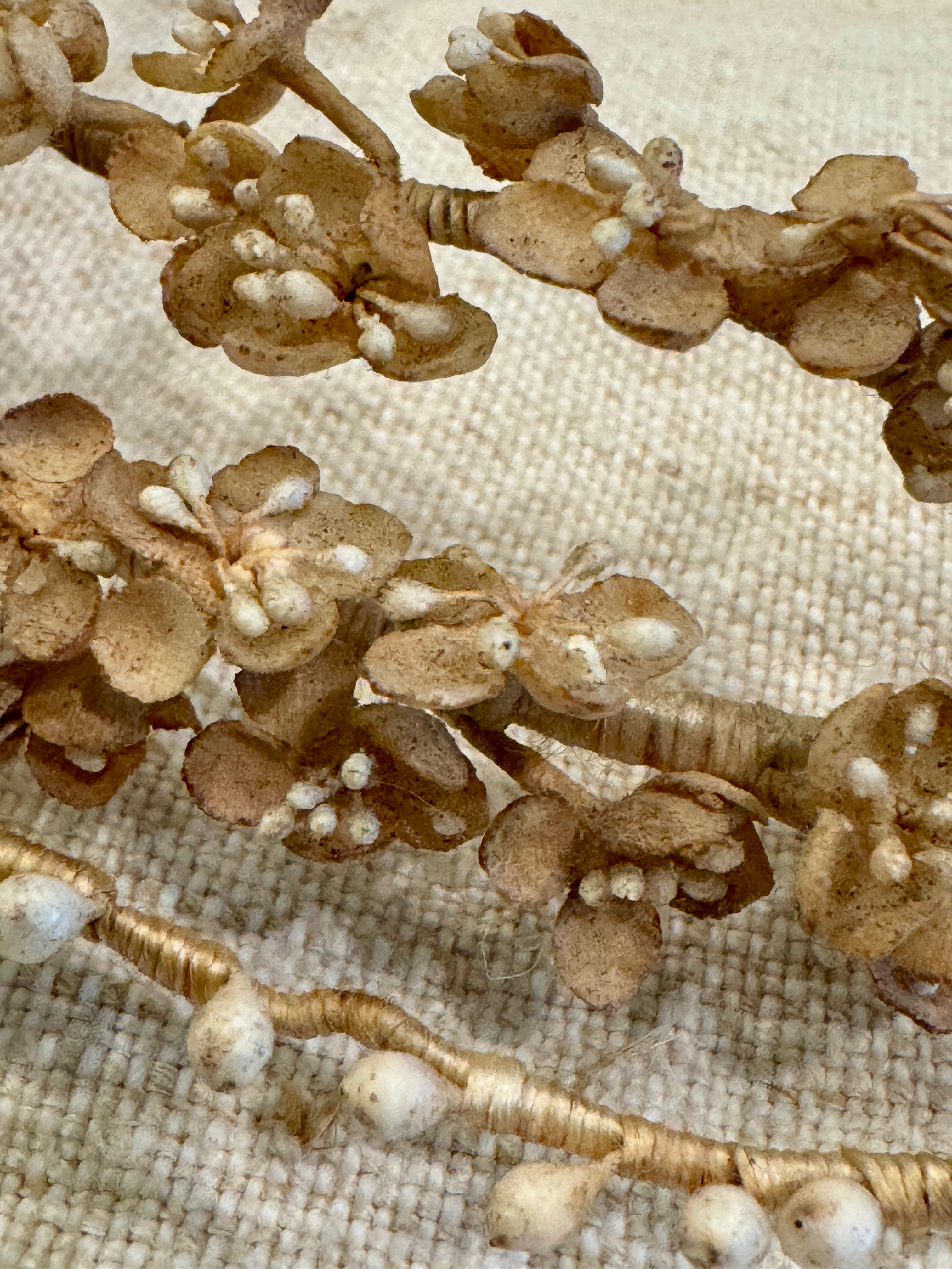 Antique 1800s French Wedding Crown or Hairpiece