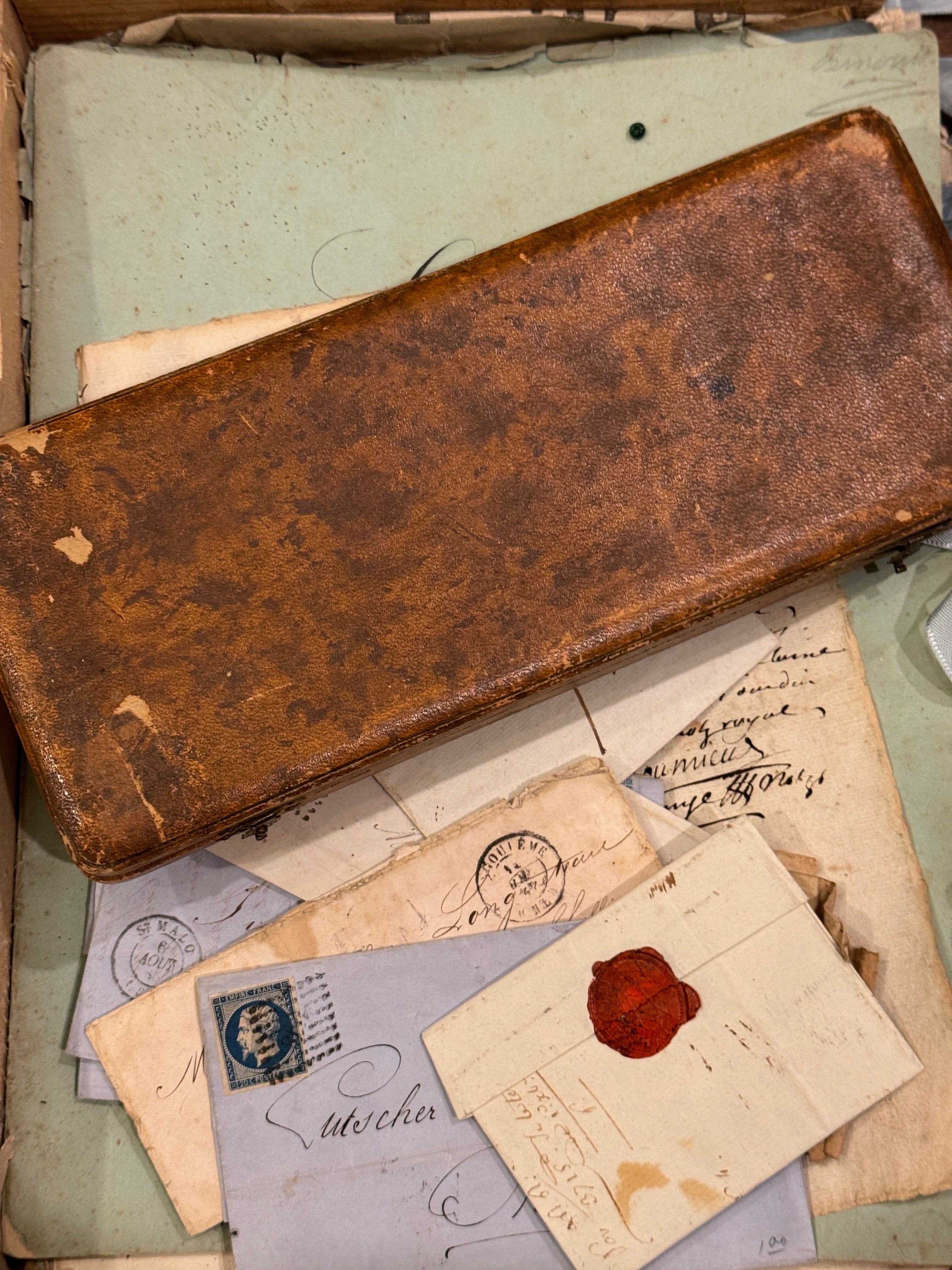 Antique French Silver Writing Set