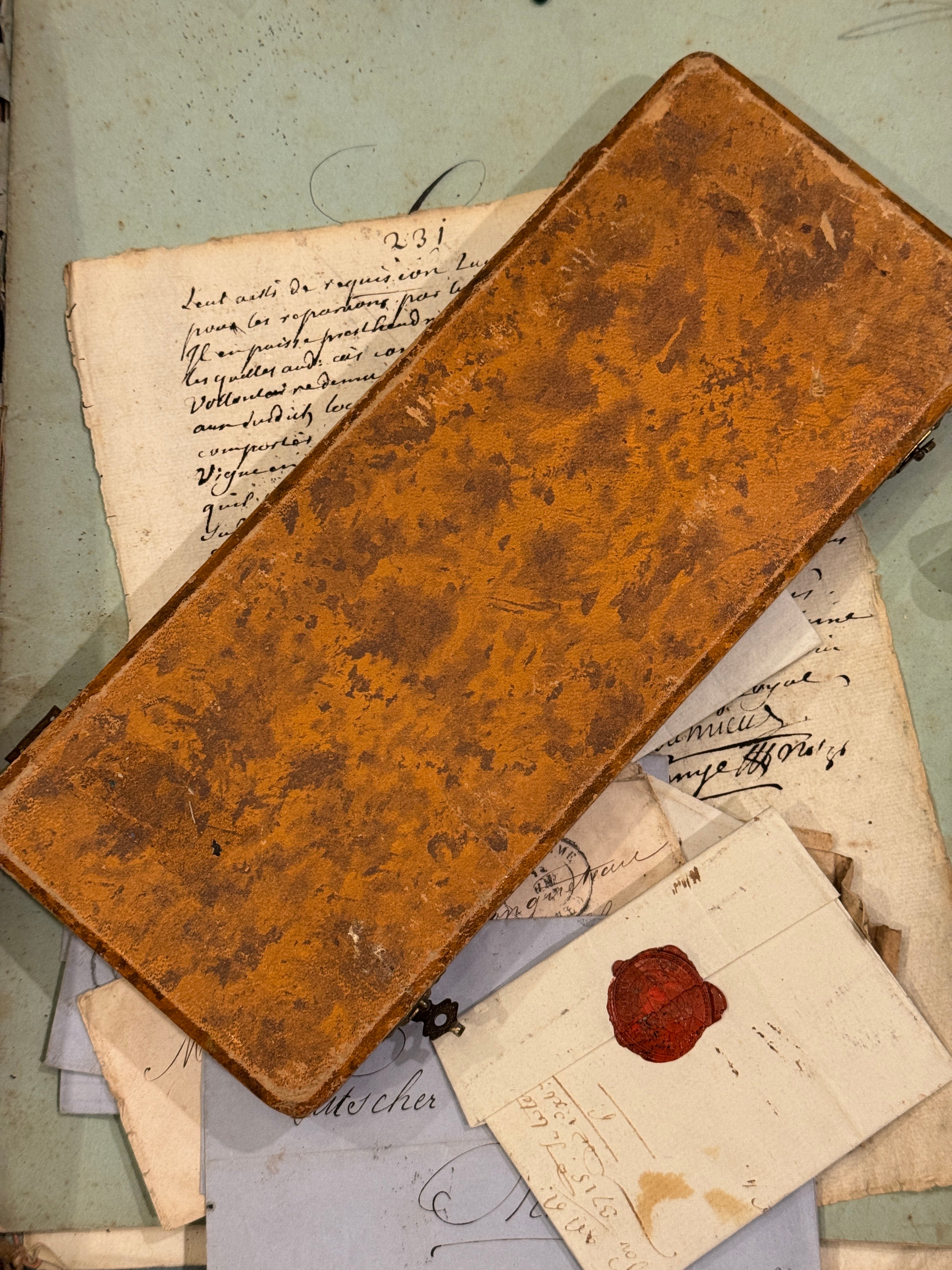 Antique French Silver Writing Set