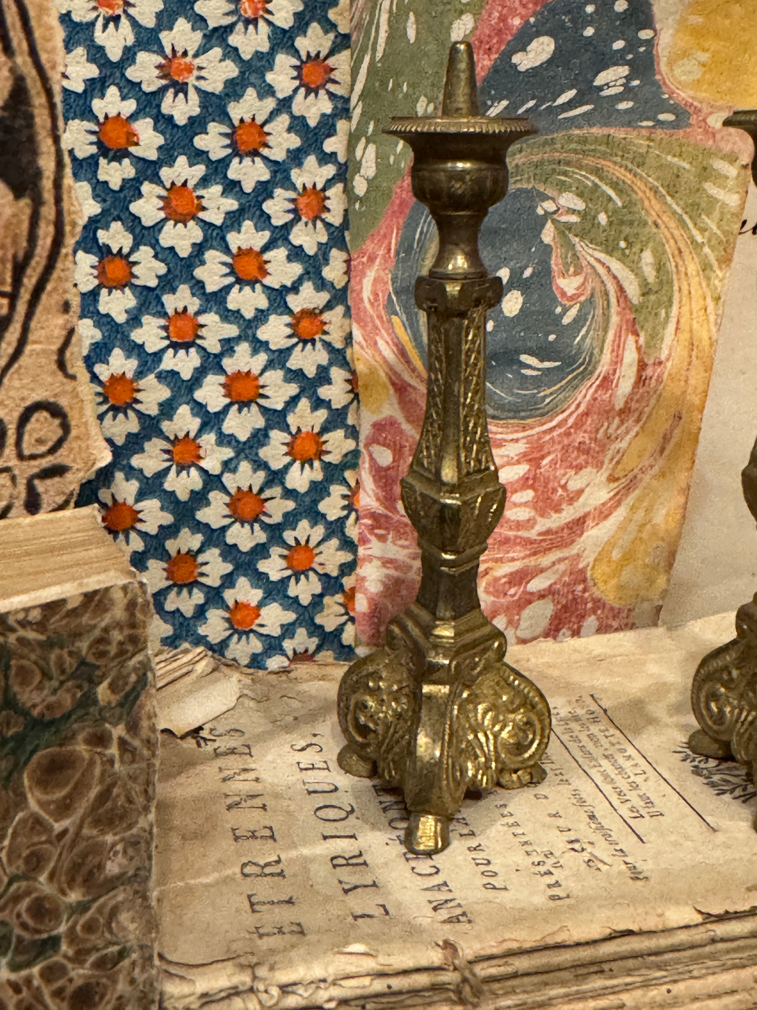 Rare Antique 1800s Miniature Candle Sticks