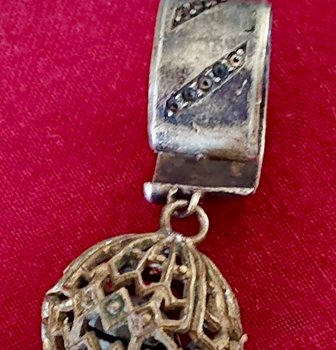 Antique French 1800s Engraved Tags