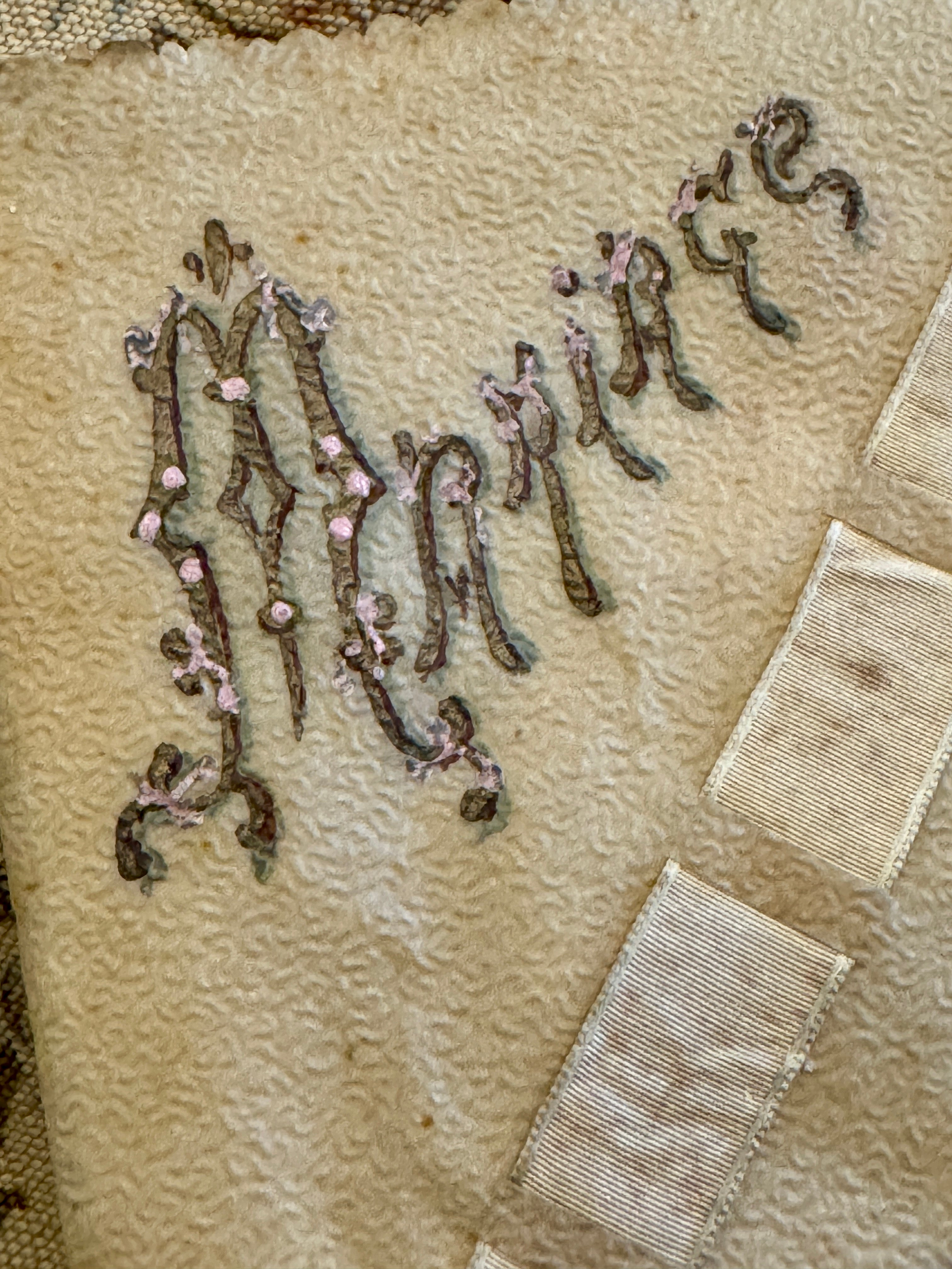 Antique French Faux Marriage Book