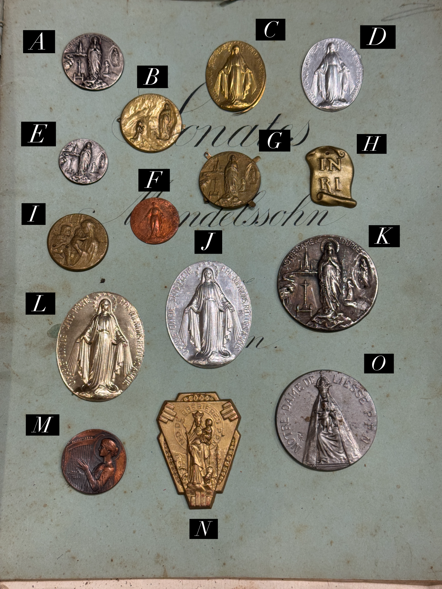 Antique and Vintage Metal Pieces from Lourdes