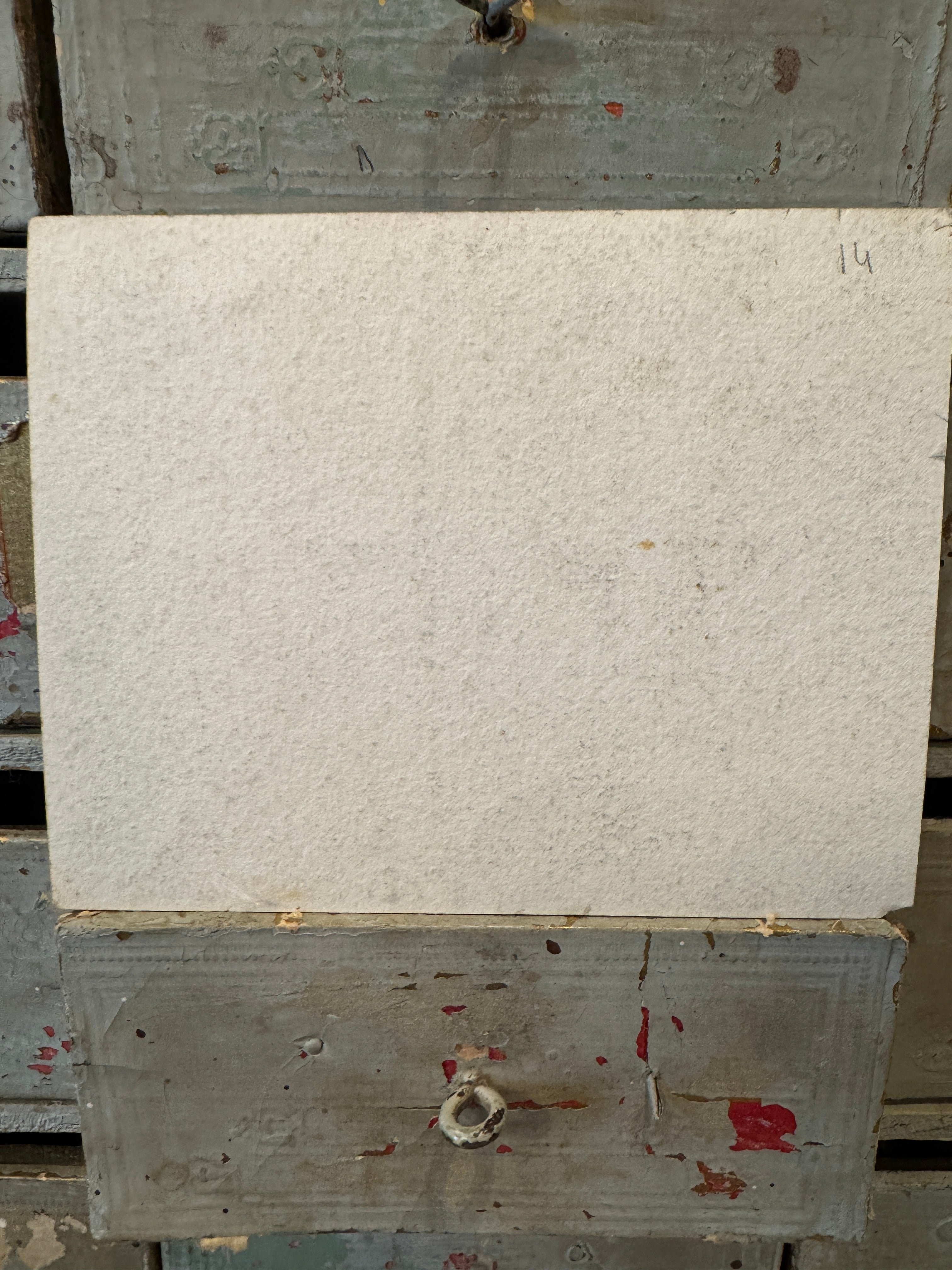 Antique Original 1800s French Watercolor