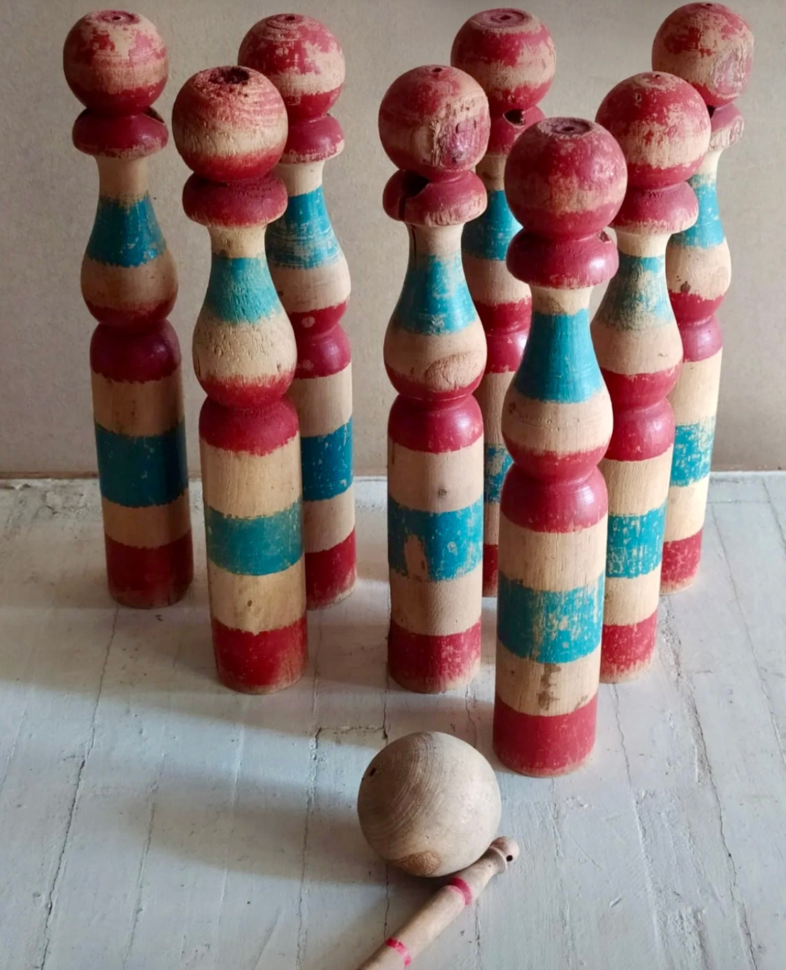 Antique French Skittles